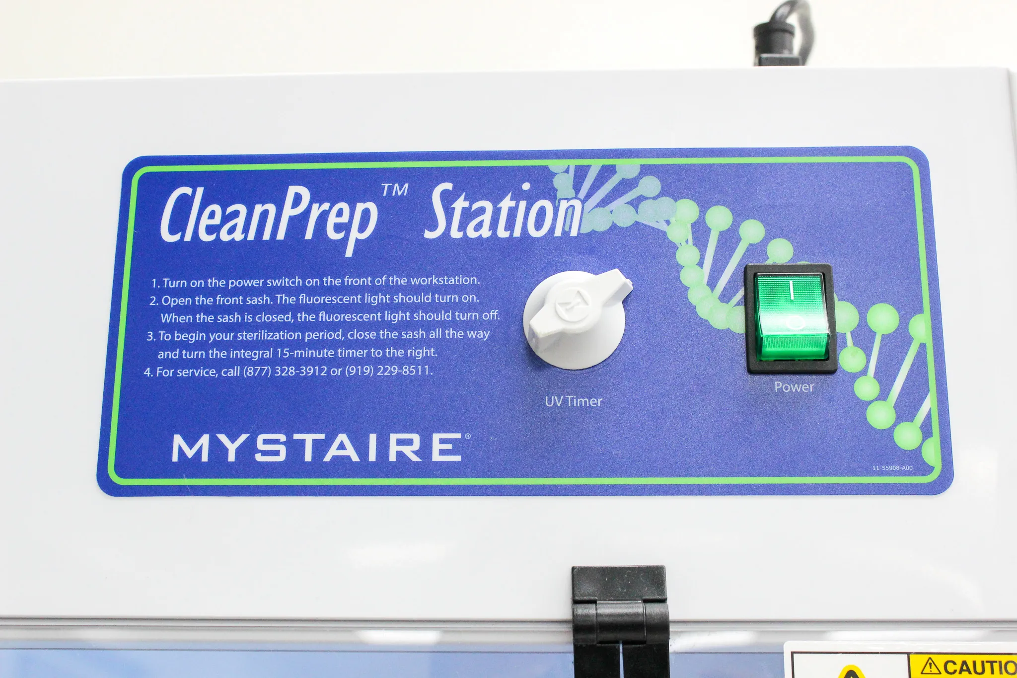 Mystaire CleanPrep Station Dead Air Box, Model MY-DB36 PCR Enclosure Hood