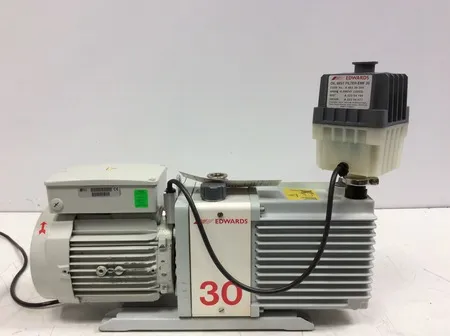 Edwards E2M30 Rotary Vane Vacuum Pump with EMF20 Oil Mist Filter