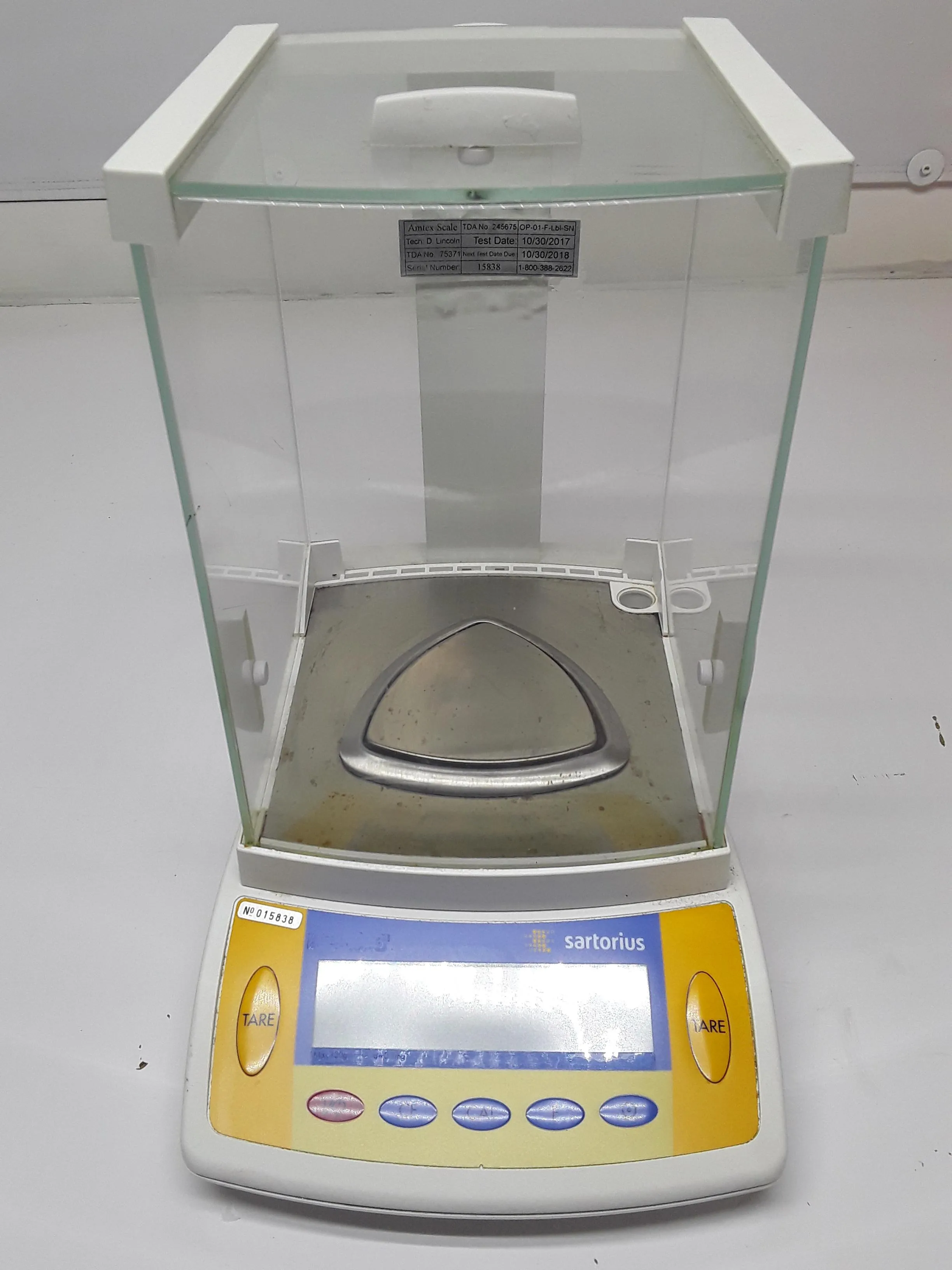 Sartorius CP124S Analytical Balance Scale - Used Lab Equipment - 120g Capacity - 0.1mg Readability