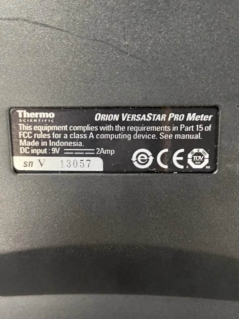 Thermo Orion VeraStar Pro Meter with Probes and Arm - Used Laboratory Equipment