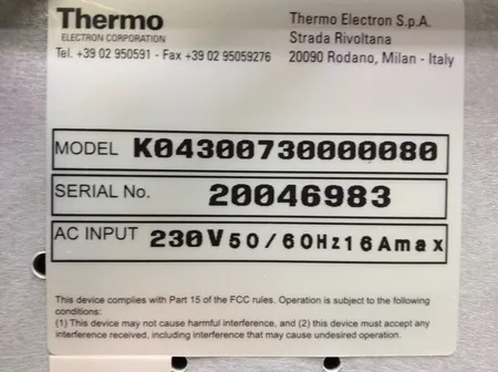 Thermo Fisher Trace GC Ultra - Used Laboratory GC System