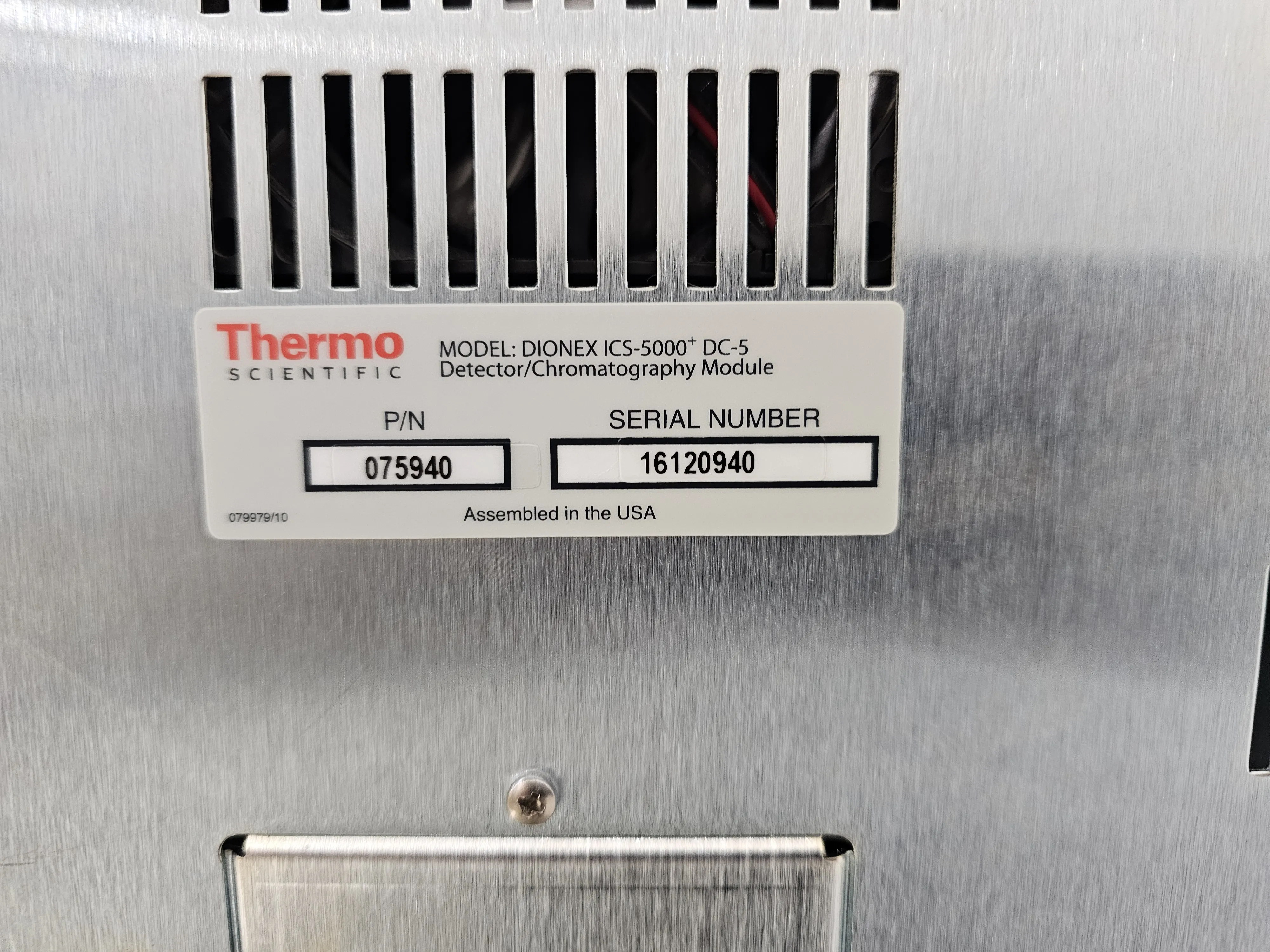 Thermo Scientific Dionex ICS-5000+DC Detector/Chromatography Compartment