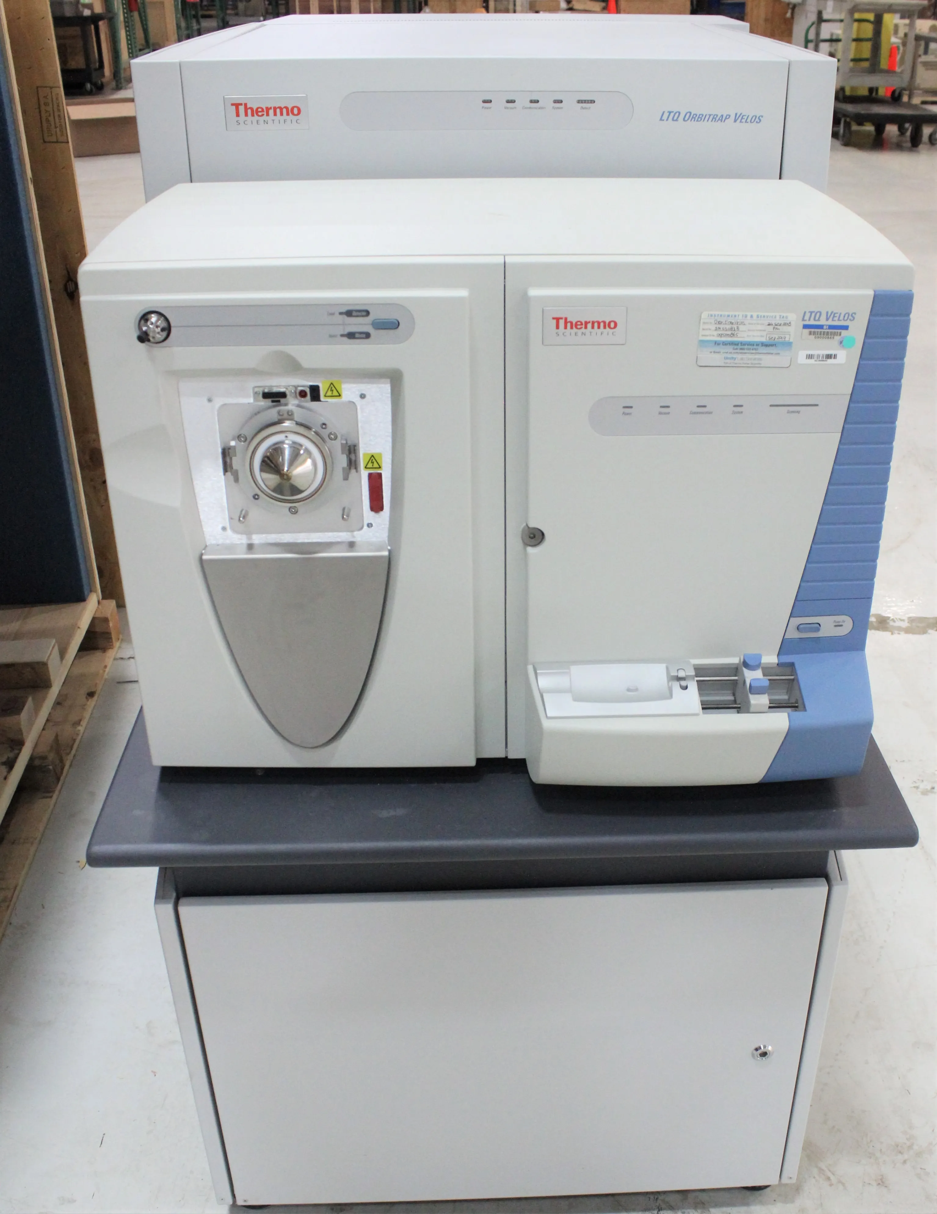 Thermo Fisher LTQ Orbitrap Velos & LTQ Velos Mass Spectrometer with ThermoFlex 900 Chiller and Edwards 30 Rotary Vane Pump (X2)