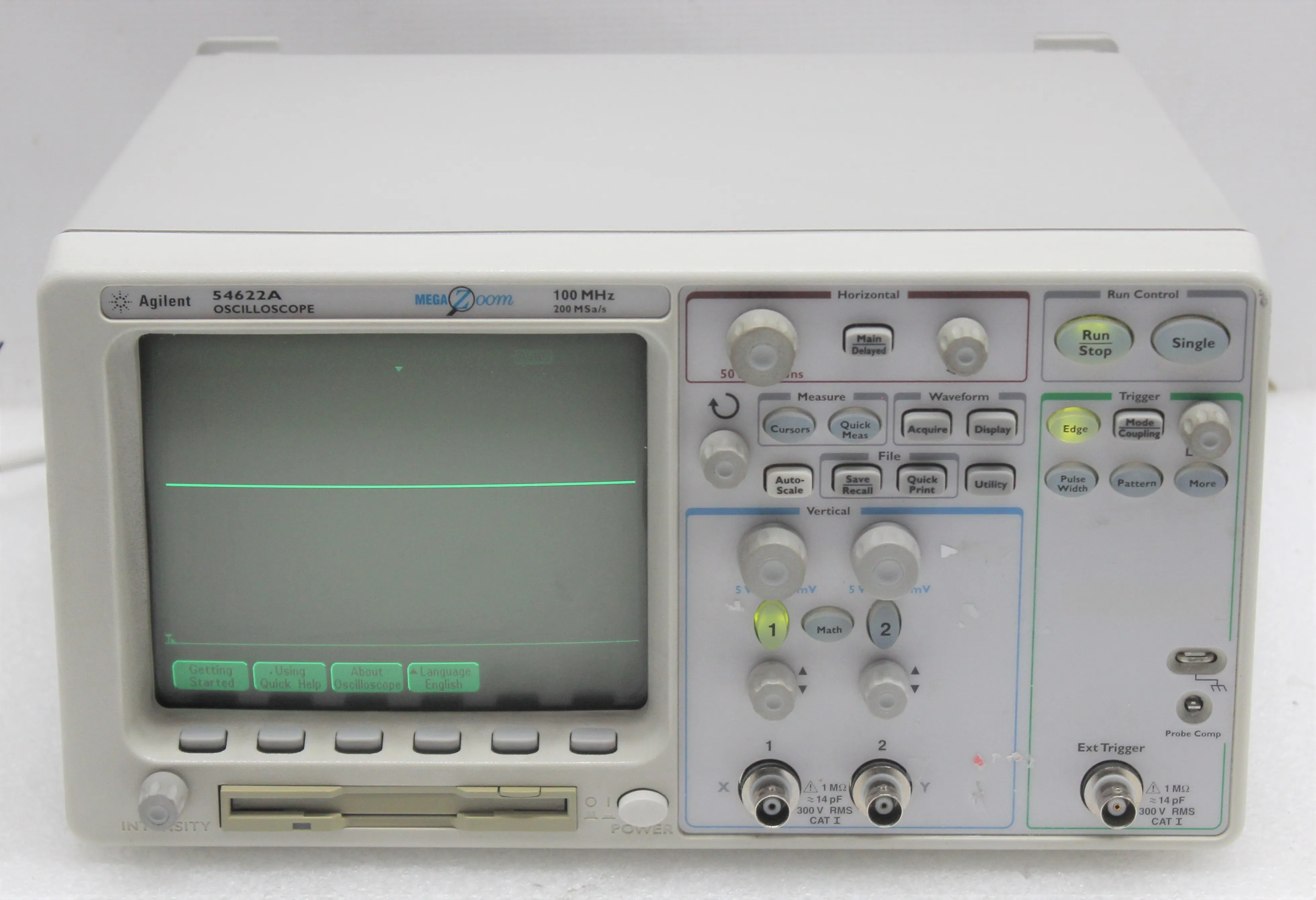 Agilent 54622A Digital Oscilloscope 100 MHz 2 Channel Used Lab Equipment