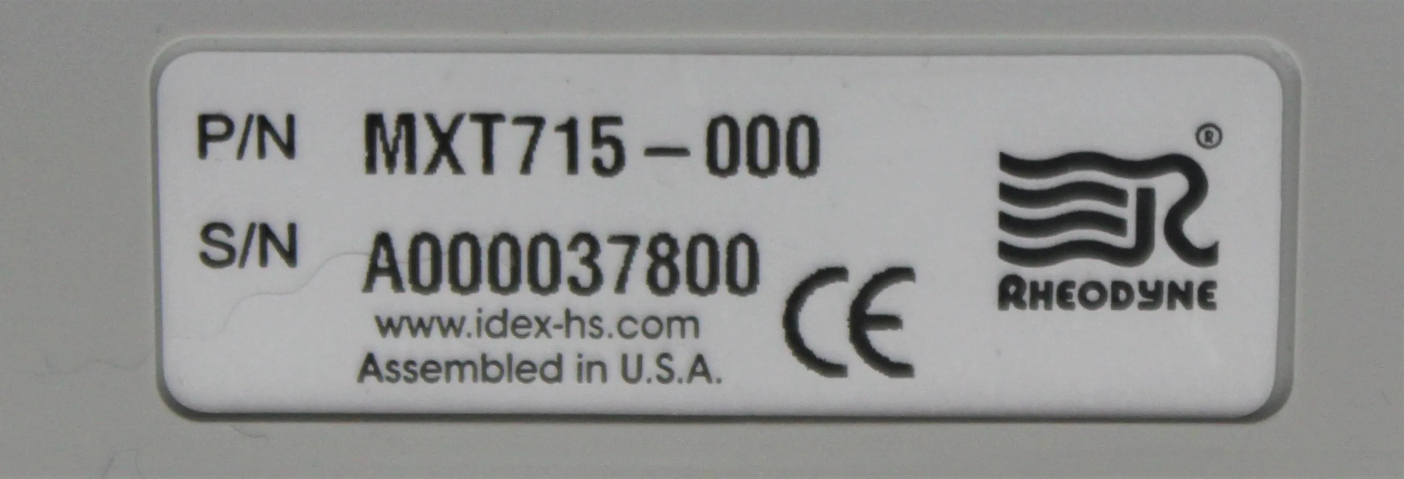 Rheodyne MXT715-000 MX Series II Switching Valve