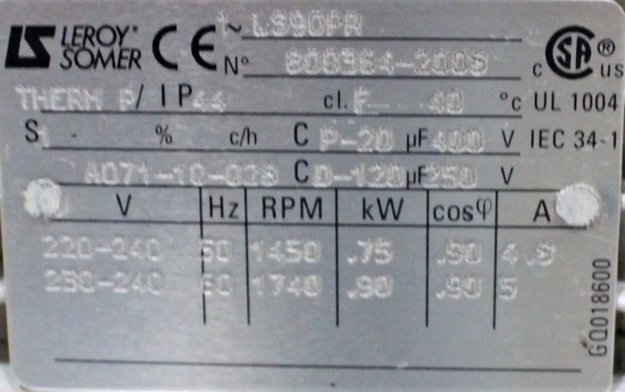 Edwards E2M28 Rotary Vane Vacuum Pump