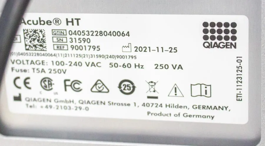 Qiagen QIAcube HT DNA RNA Nucleic Acid Purification System