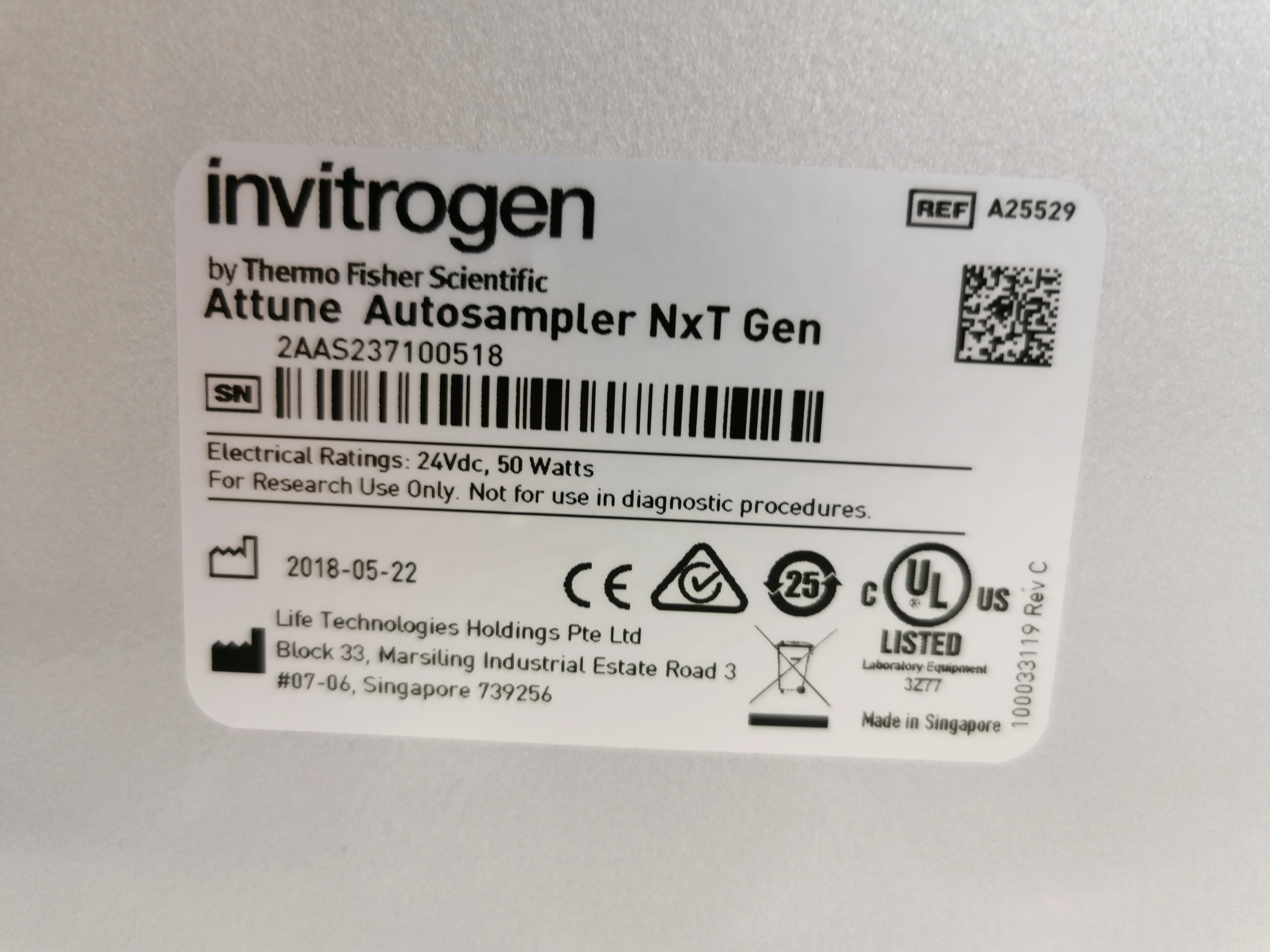 Invitrogen Attune NxT Gen Autosampler #A25529R HPLC / FPLC / GC / CE Auto Sampler