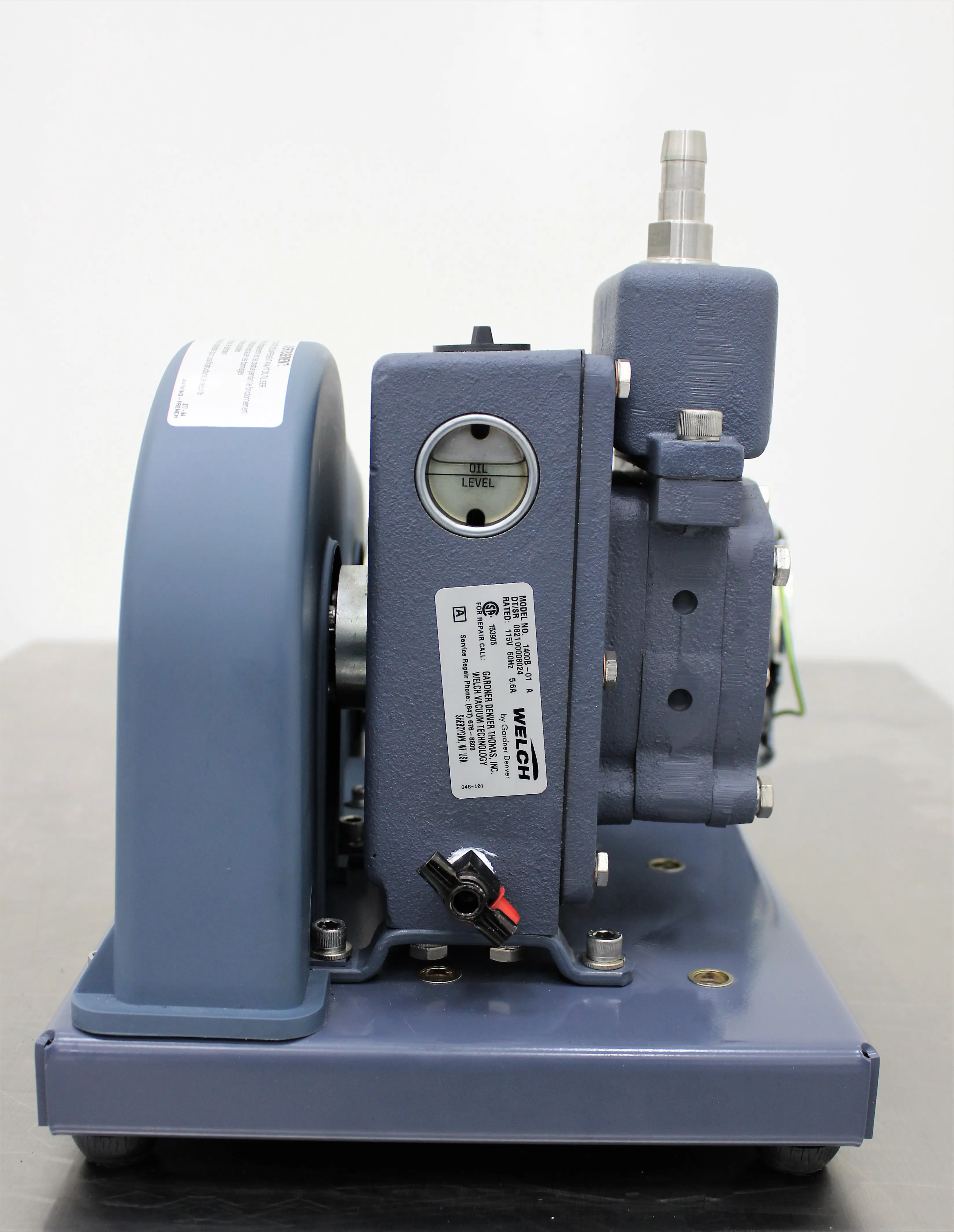 Welch 1400B-01 DuoSeal Belt Drive Rotary Vane Vacuum Pump