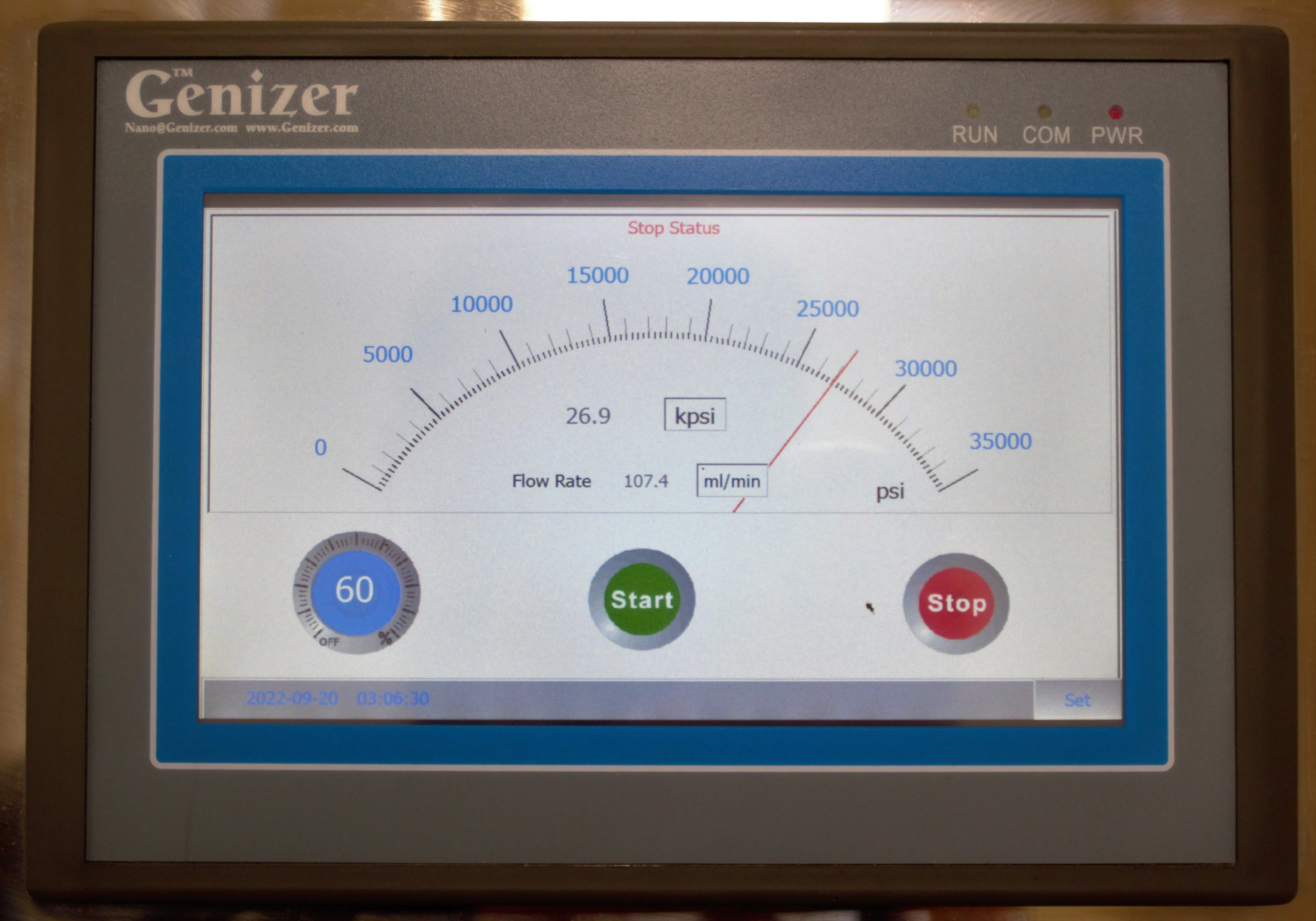 Genizer NanoGenizer-30K High Pressure Laboratory Homogenizer