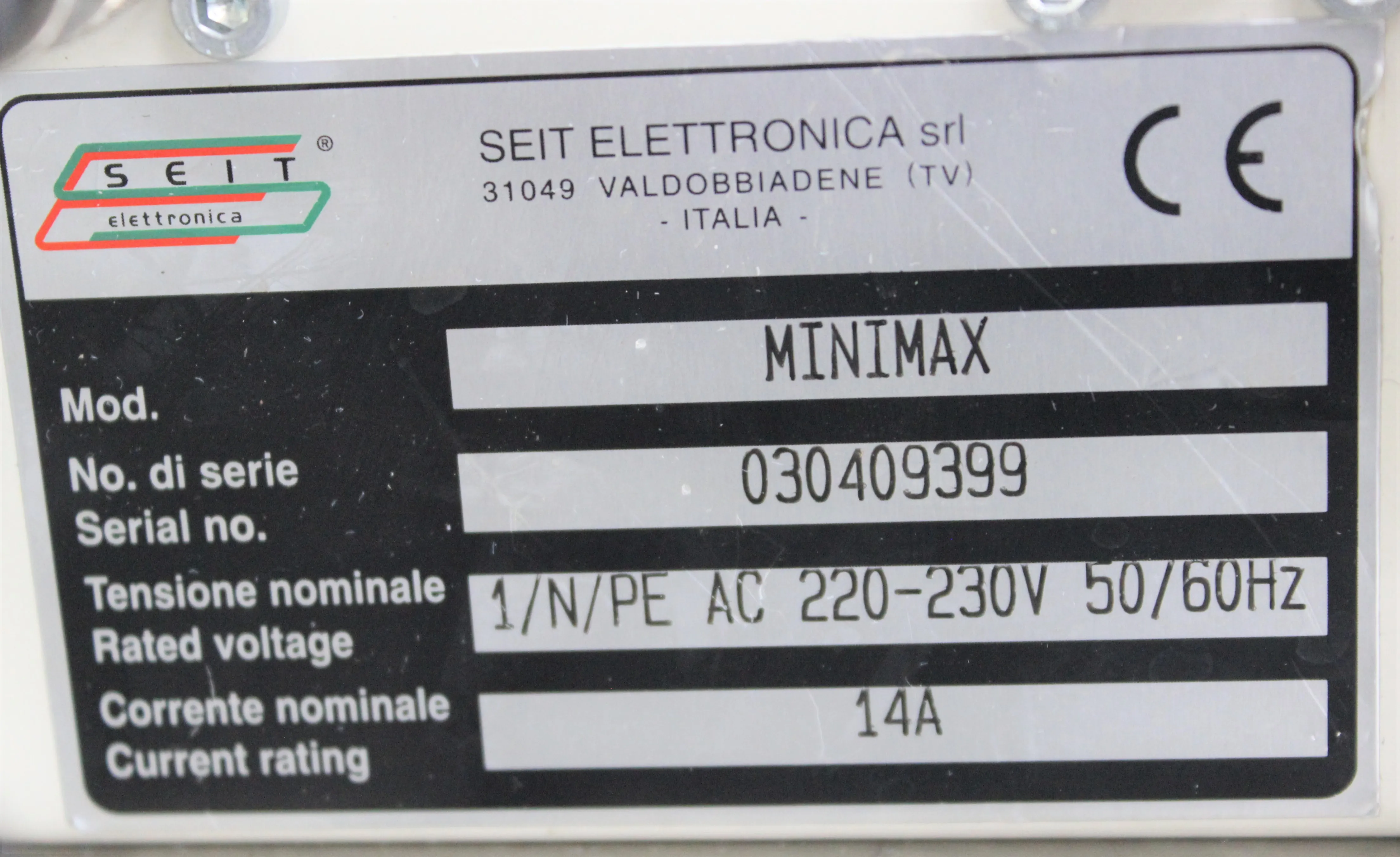 Seit Elettronica MiniMax Solid State Soldering Machine 220V 50Hz/60Hz