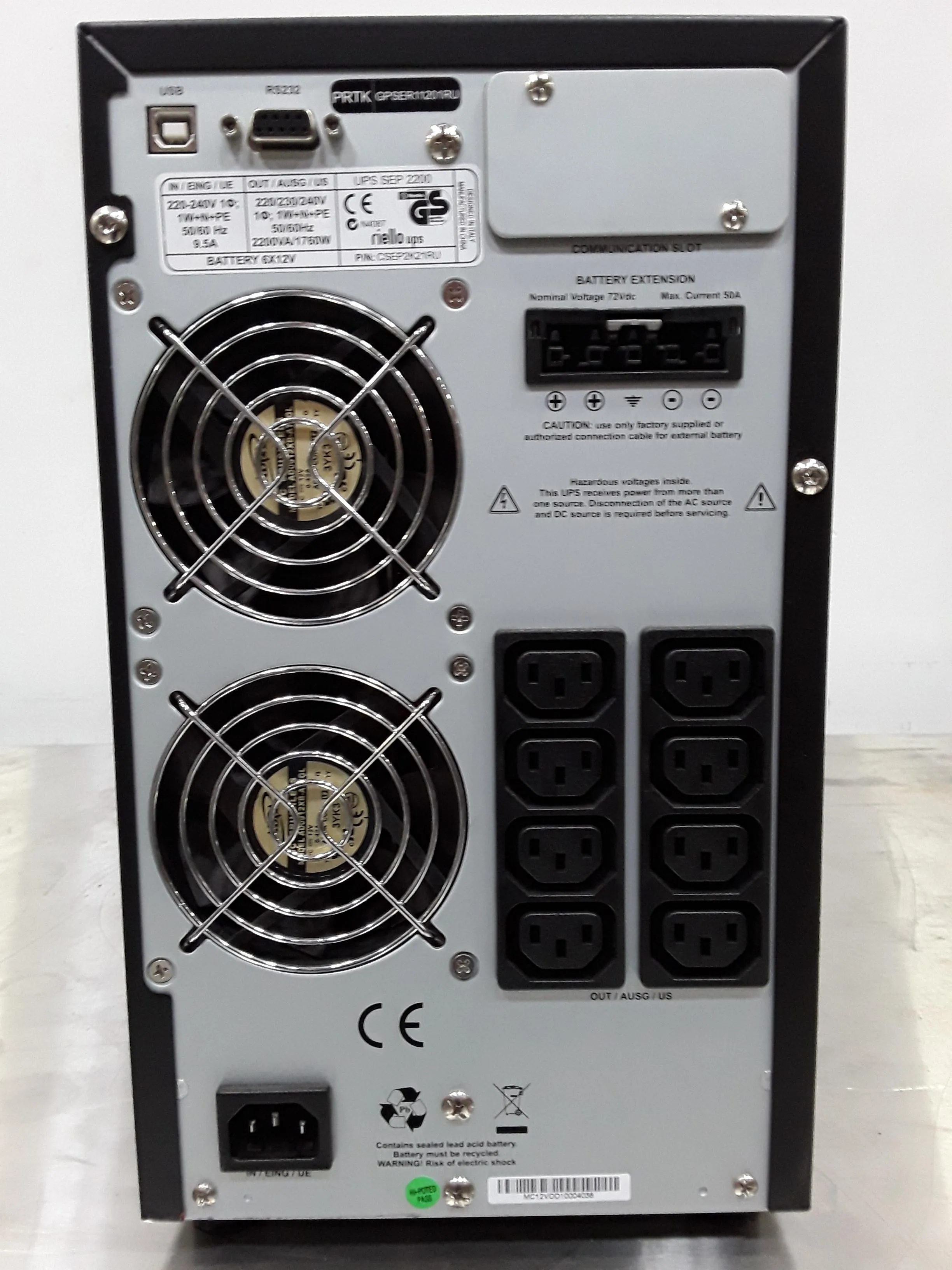 Riello UPS Sentinel Pro SEP 2200 Power Supply - UPS