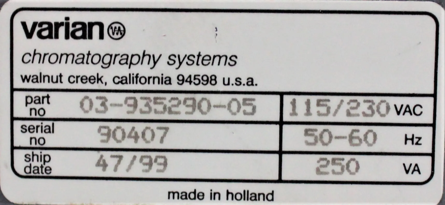 Varian Pro Star 410 HPLC Auto Sampler