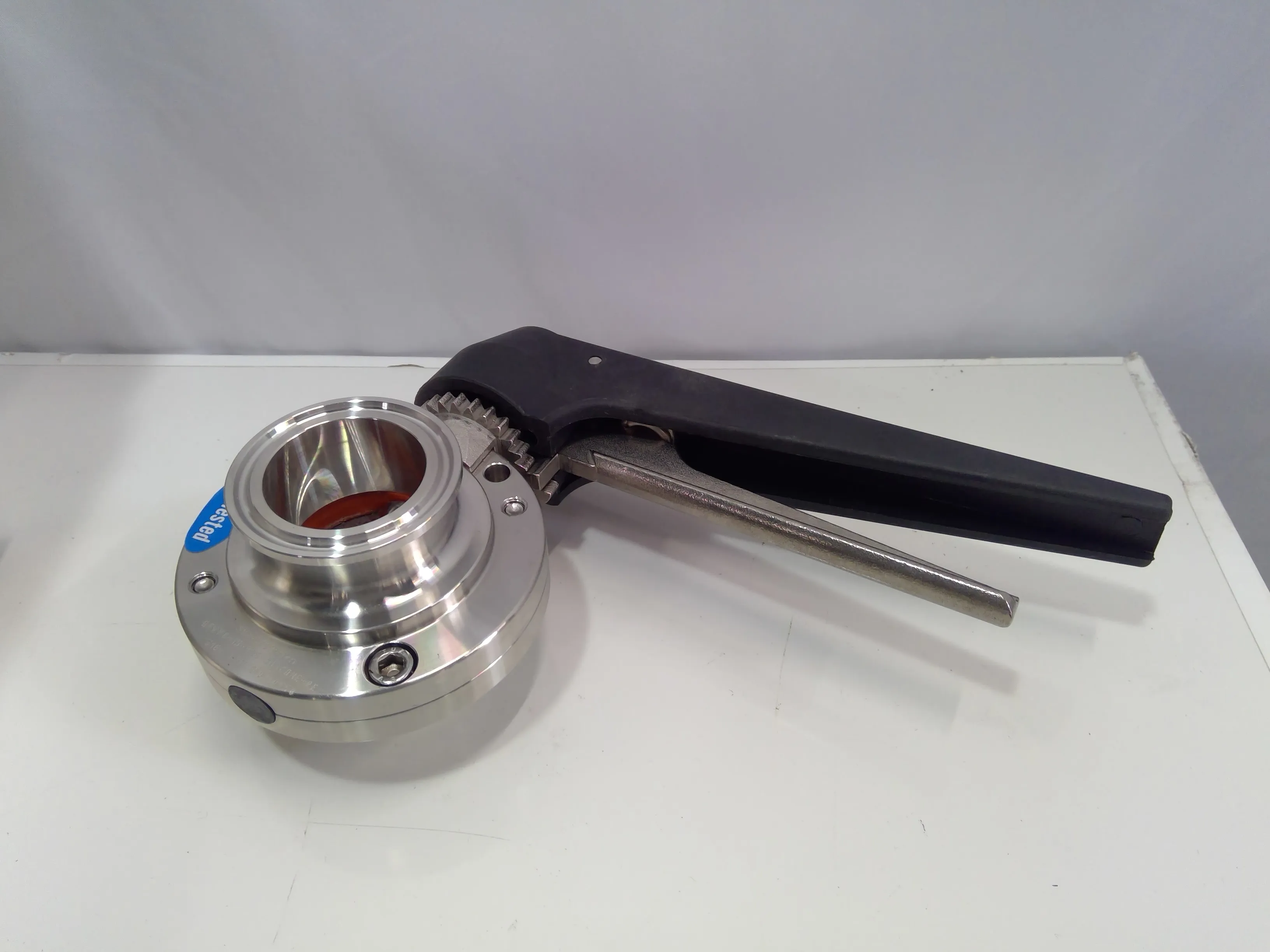 Steel & O'brien BFVTC - Butterfly Valve, Trigger Handle / Clamp Ends 1-1/2"