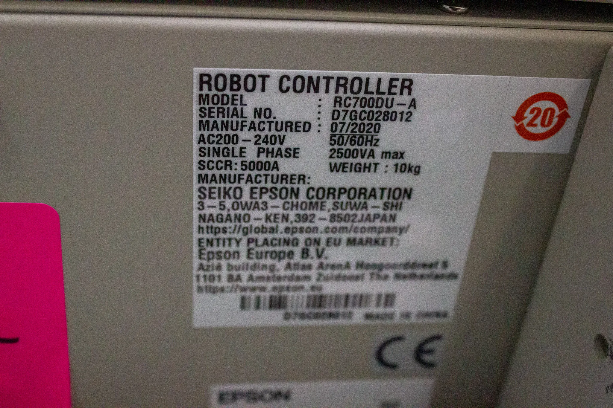 Epson Miscellaneous Cart of Robot Controllers (Storage)