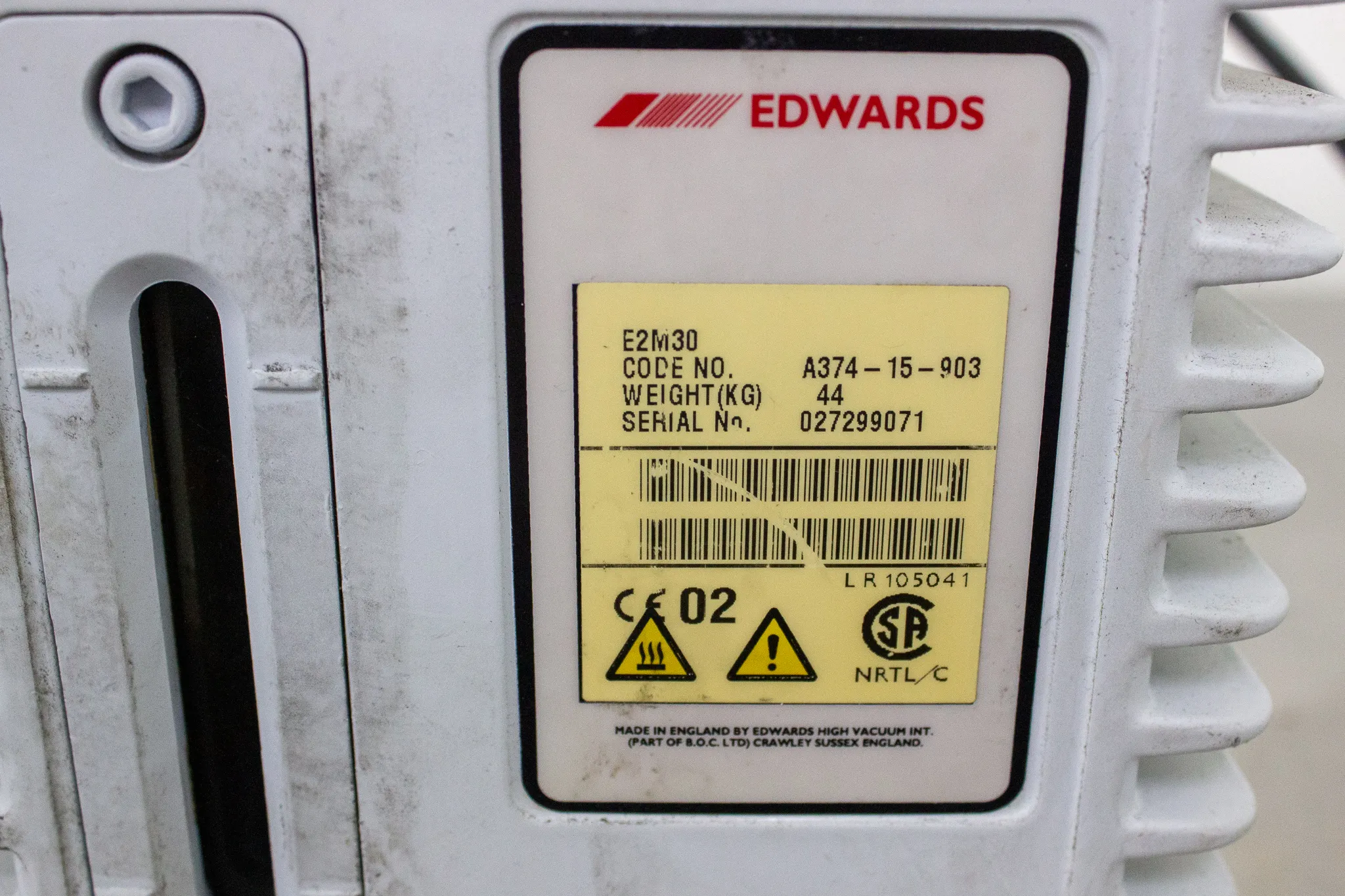 Edwards E2M30 Vacuum Pump