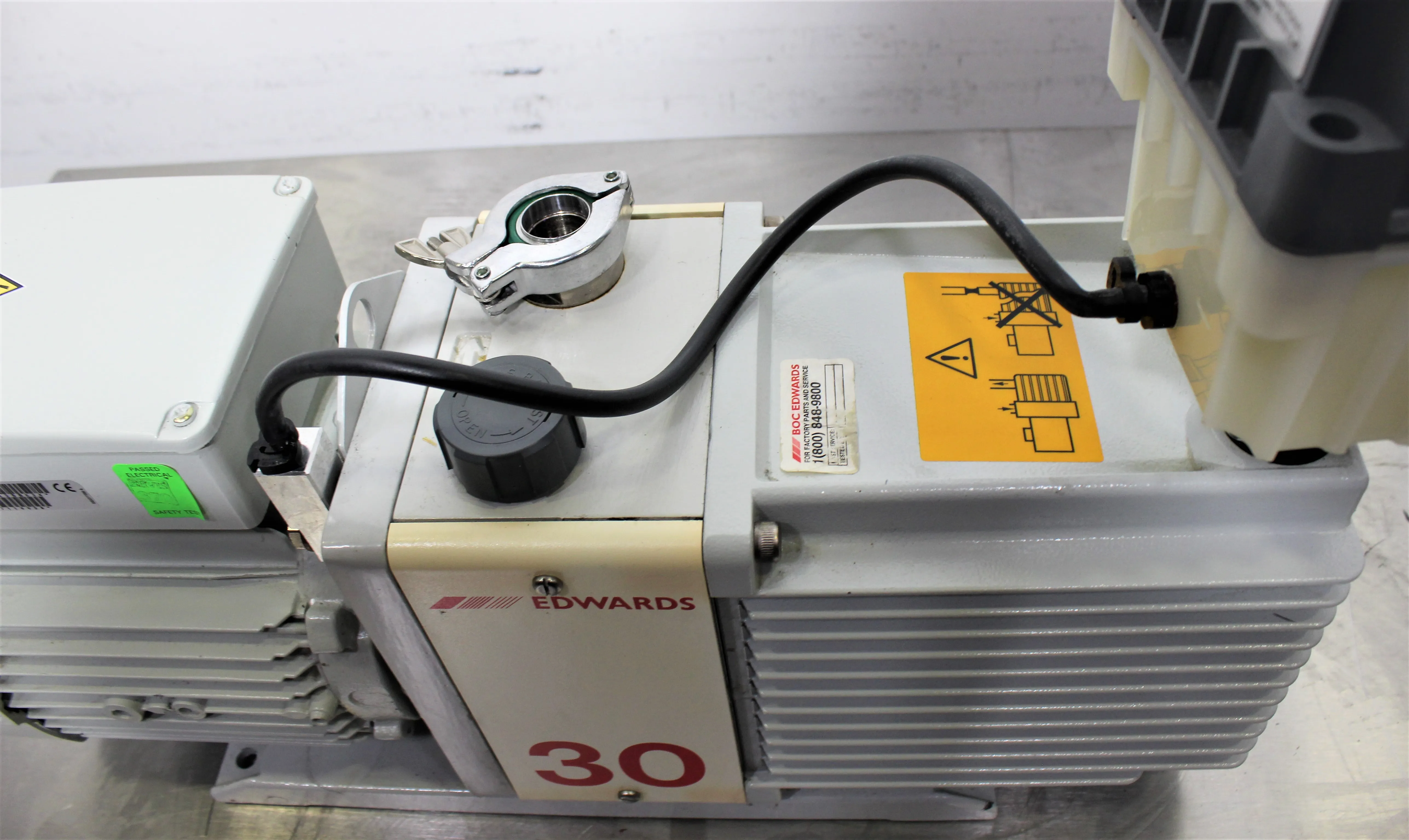 Edwards E2M30 Rotary Vane Vacuum Pump 208V - Used