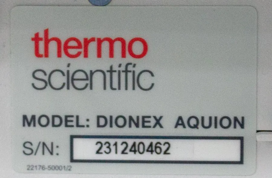 Thermo Scientific Dionex Aquion Ion Chromatography (IC) System 22176-60004