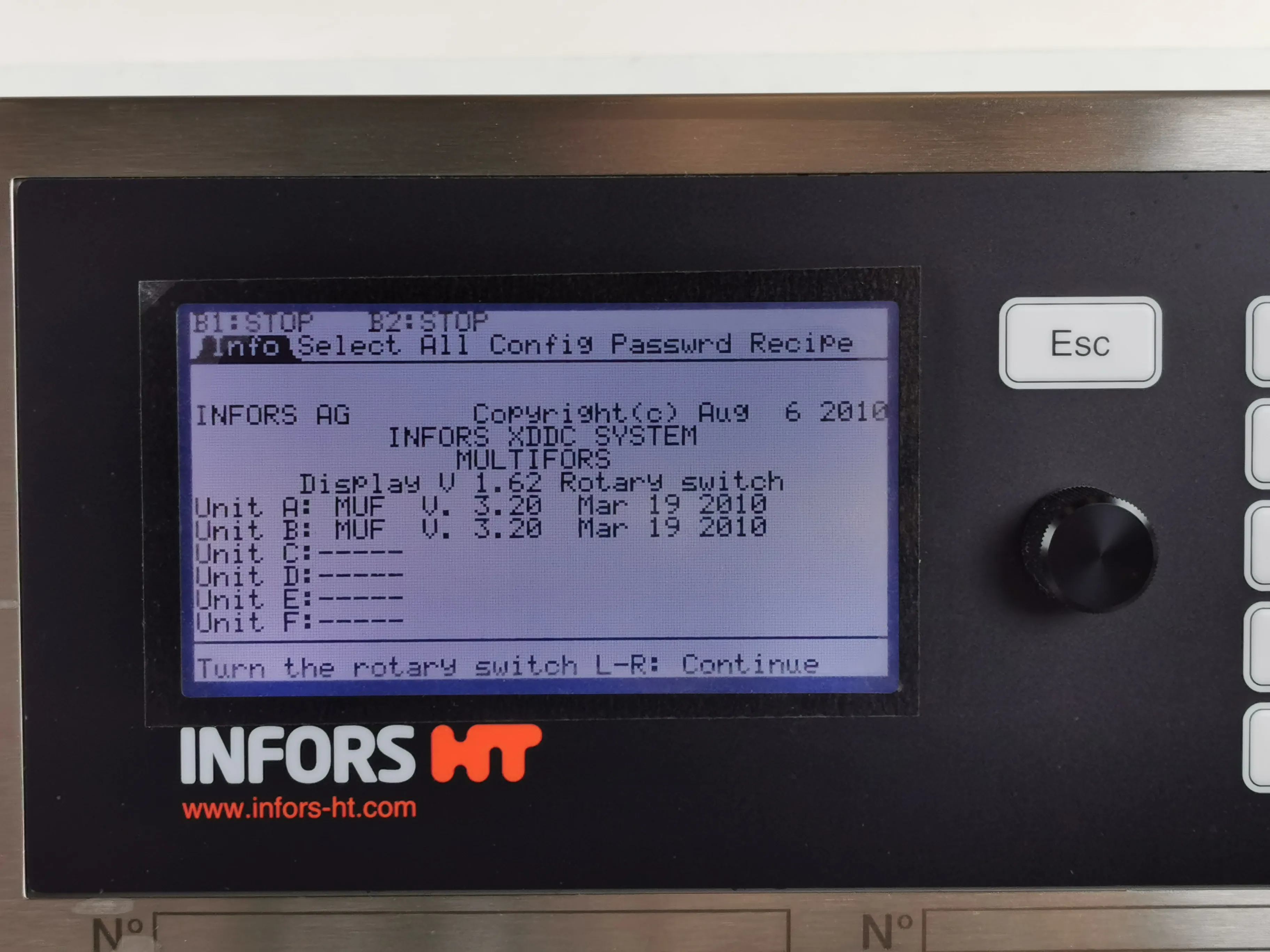 Infors HT Multifors Bench Top Bioreactor System, 2011