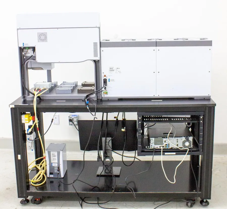 Agilent Bravo BenchCel Workstation on Custom Table w/ Castors