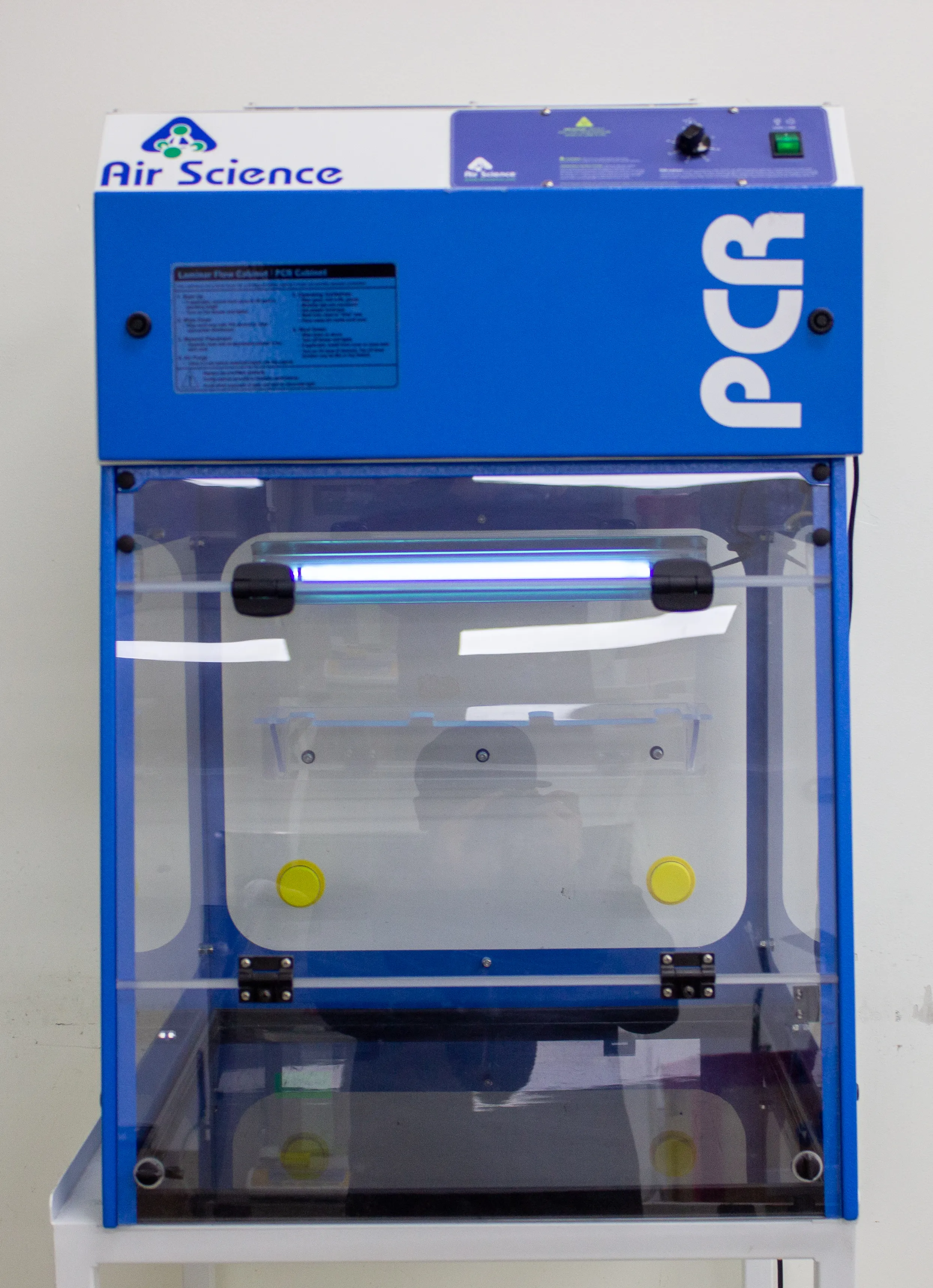 Air Science PurAir PCR-24 Laminar Flow Cabinet with Cart