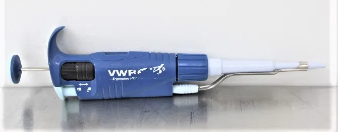 VWR Ergonomic High-Performance Pipettor Single Channel 10-100uL