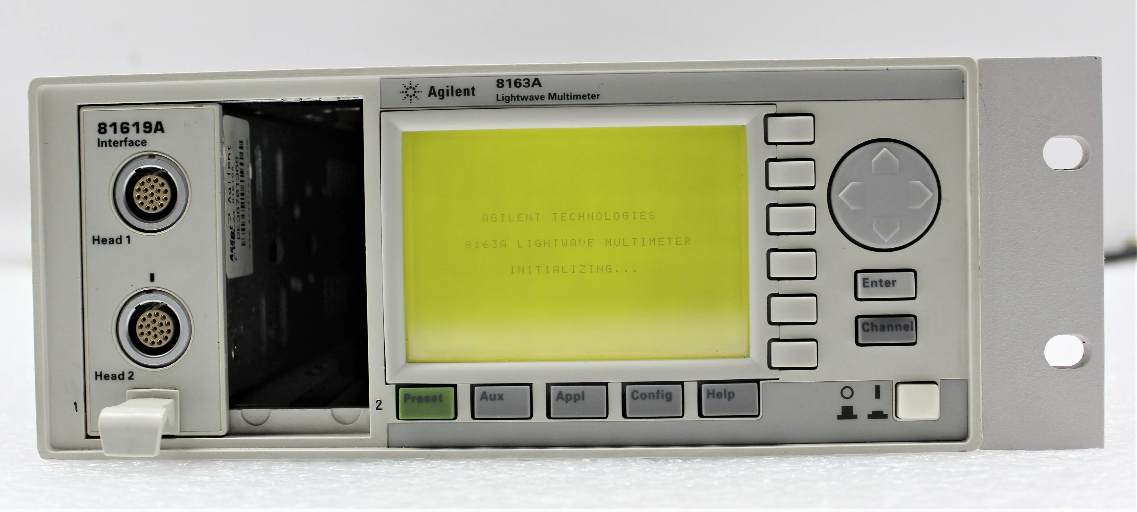 Agilent 8163A Optical Lightwave Multimeter w/ 81619A Power Sensor Interface