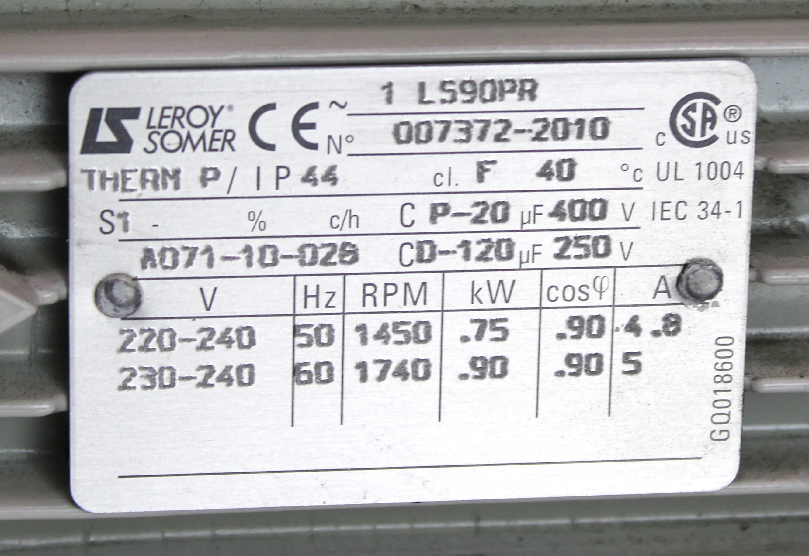 Edwards E2M30 Rotary Vane Vacuum Pump A37415903