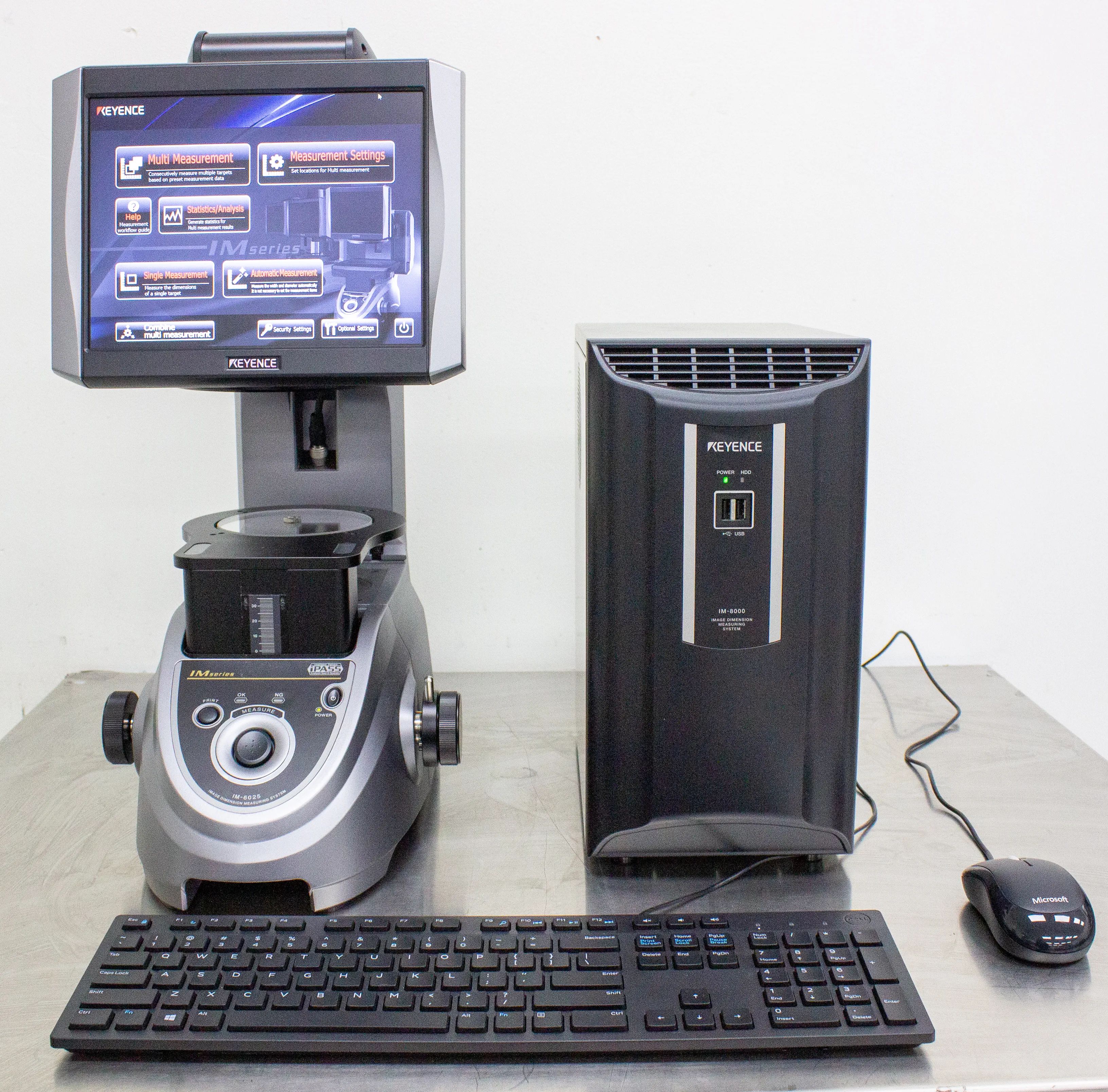 Keyence IM Series Image Dimension Measurement System IM-6025 w/ Controller