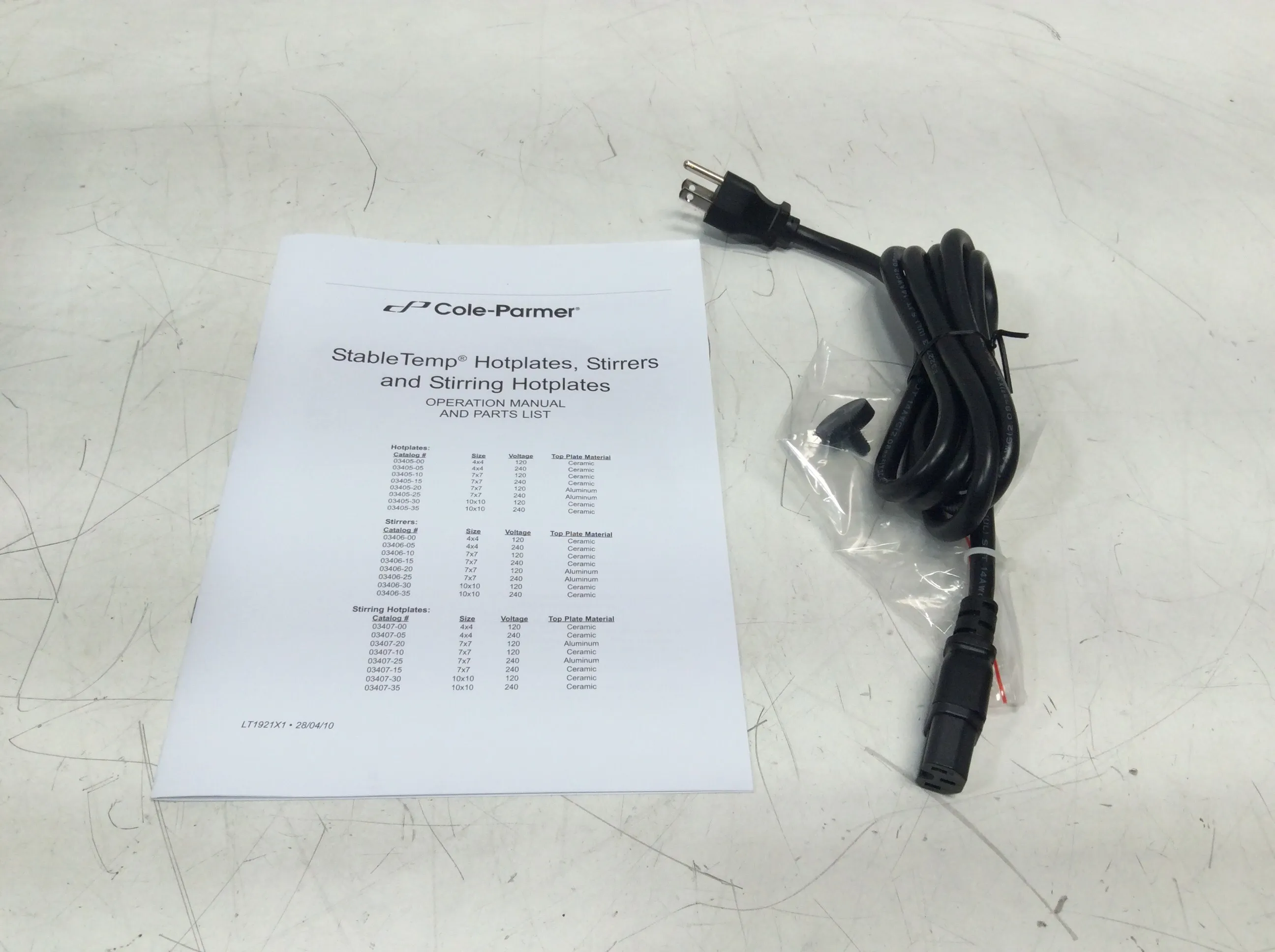 Cole Parmer StableTemp 0340510 Hotplate - New other (see details)