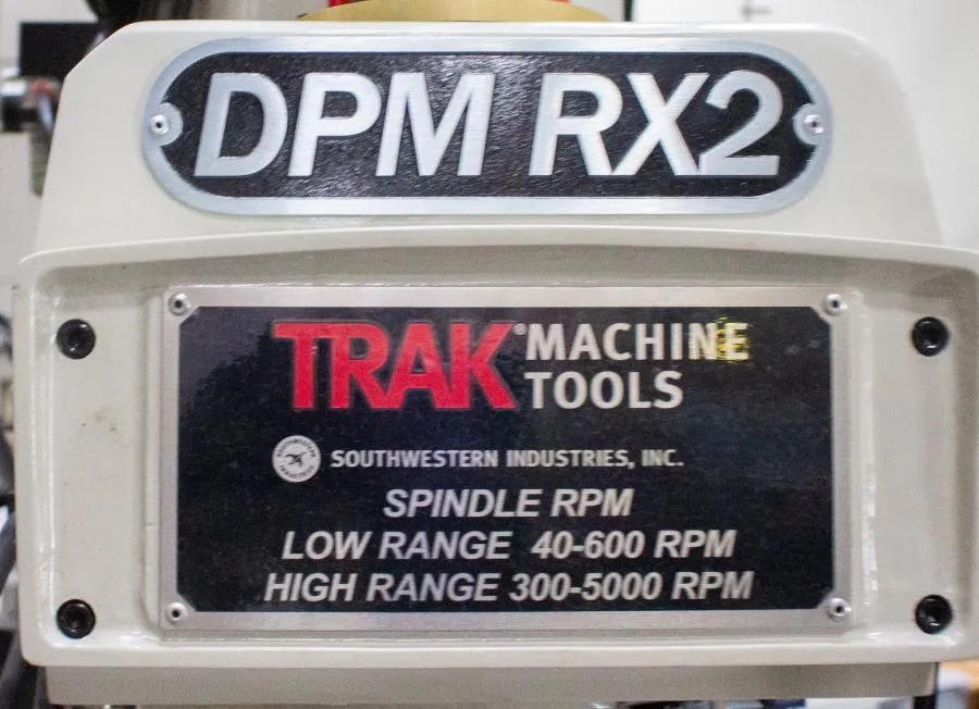 TRAK Machine Tools, DPM RX2 Bed Mill