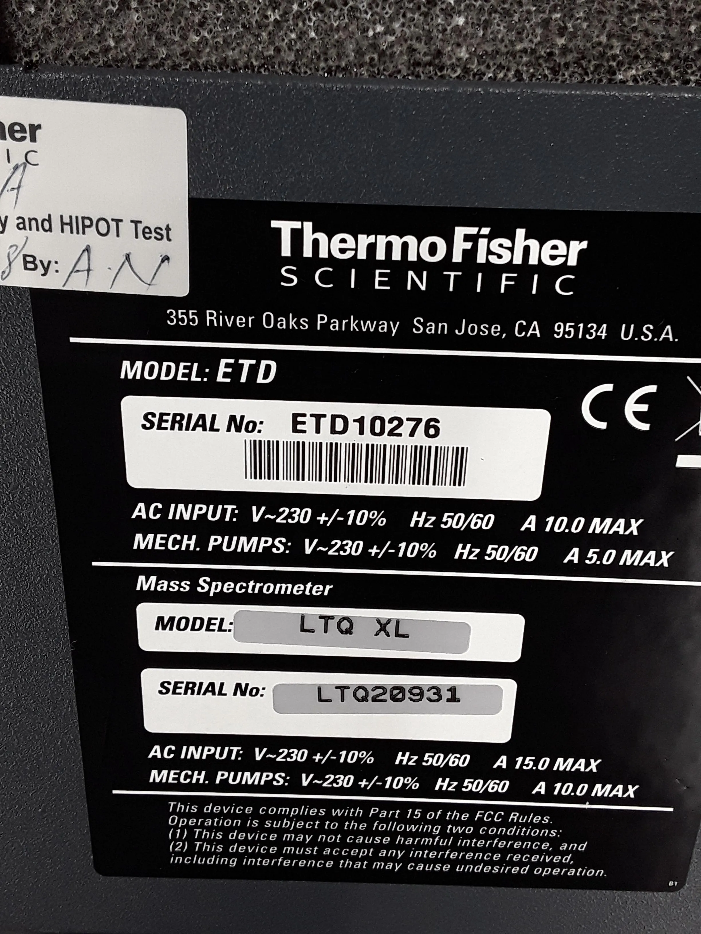 Thermo Fisher Electron Transfer Dissociation (ETD) Option - Model ETD10276