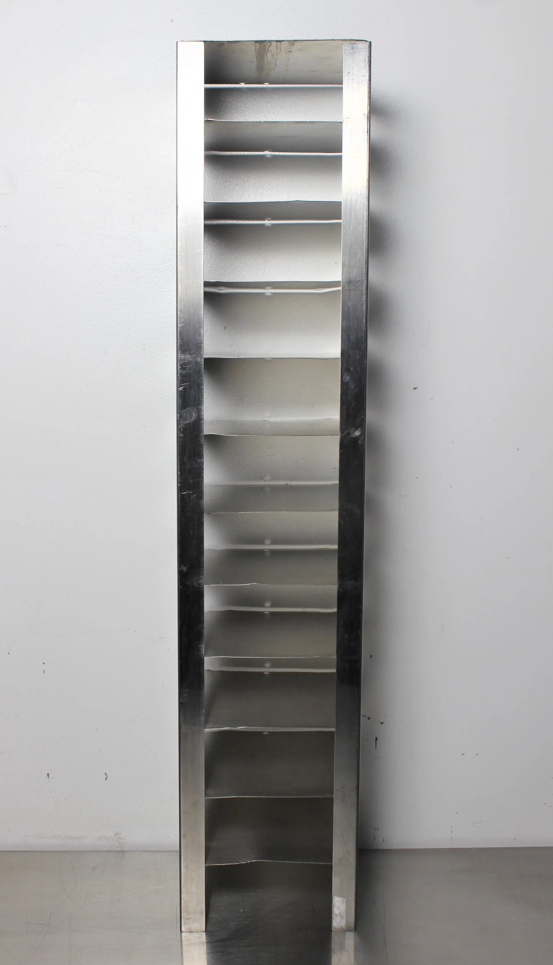 Used Laboratory Freezer Rack for 11-Compartment Cold Storage