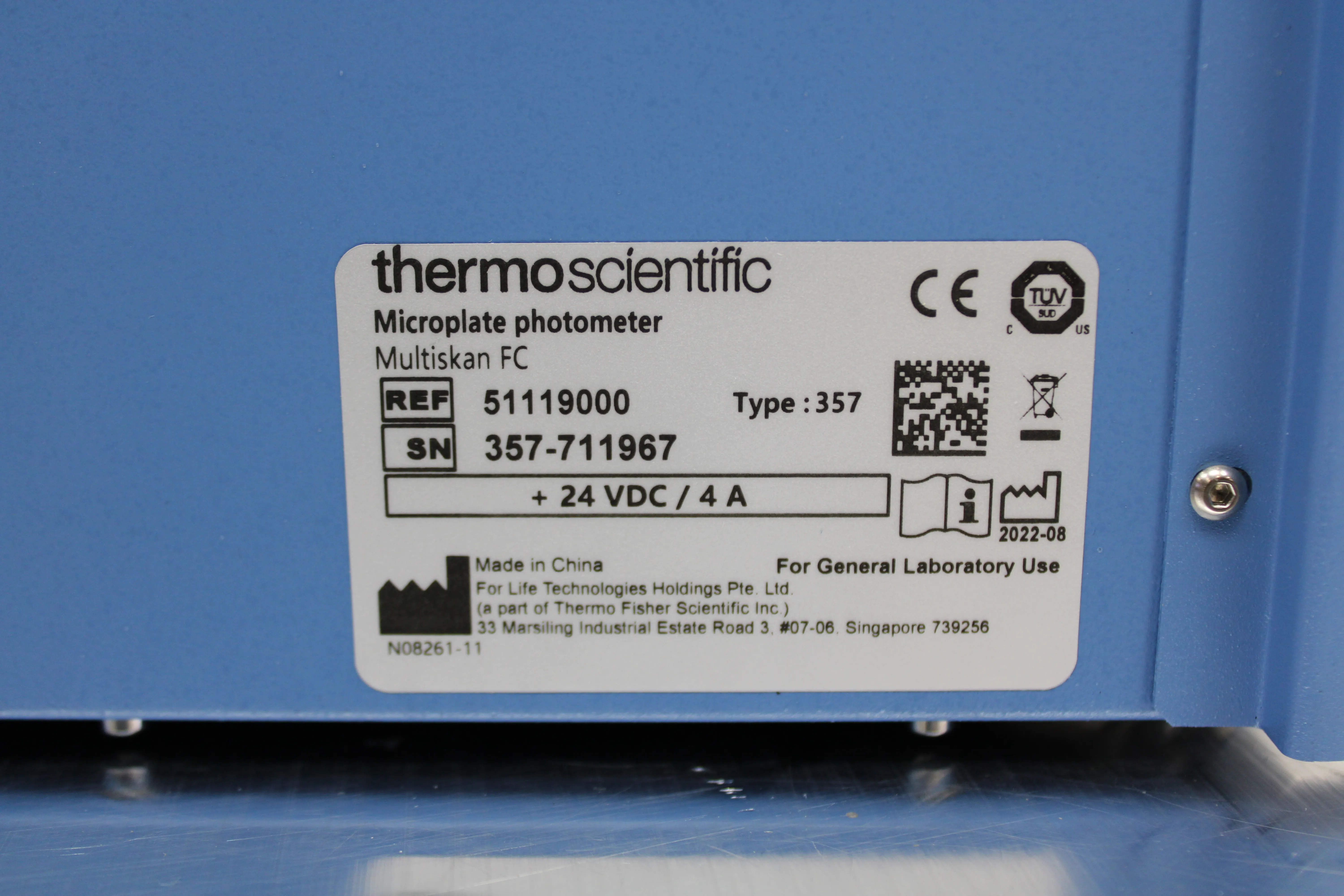 Thermo Scientific Multiskan FC Microplate Photometer REF:51119000