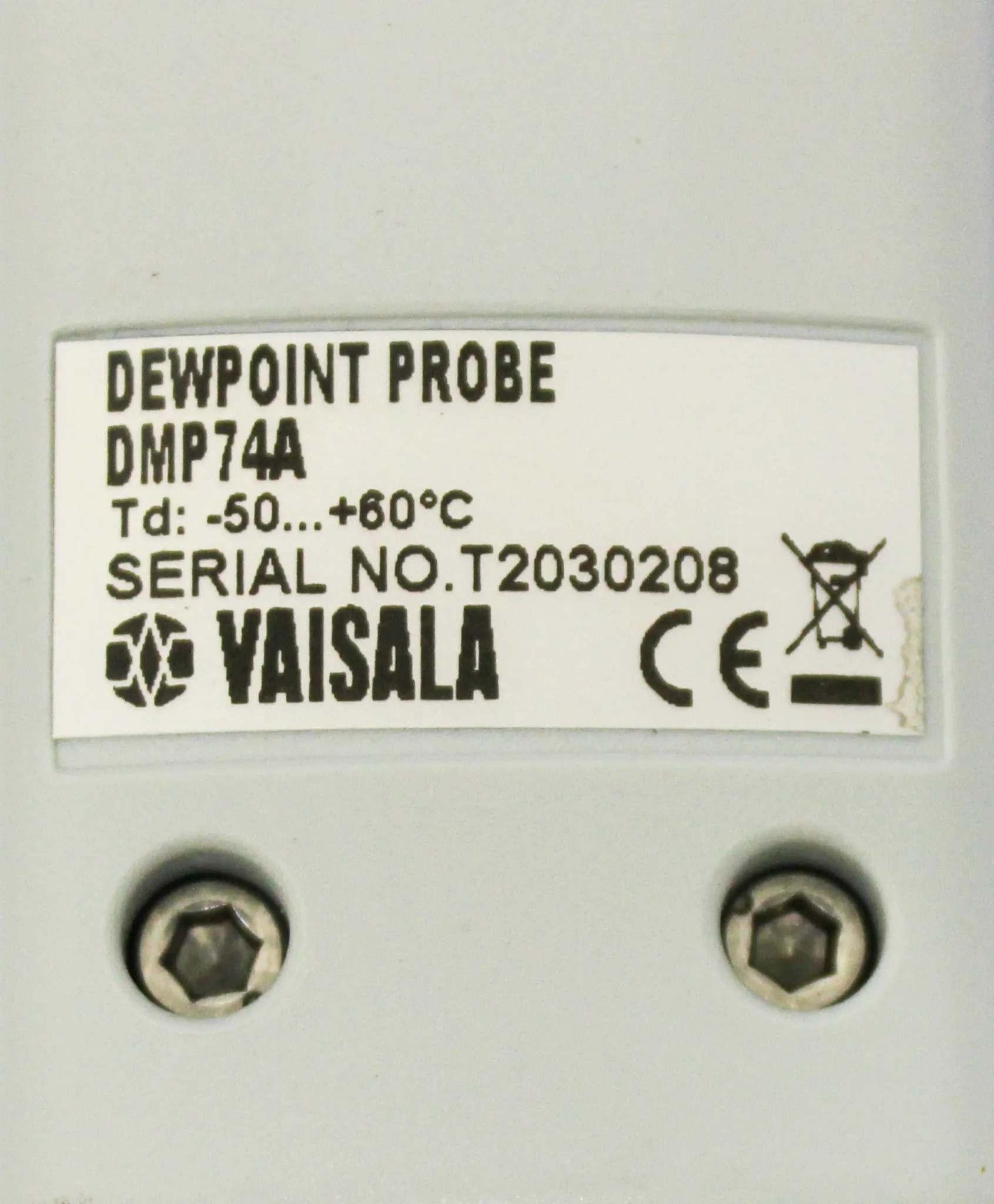 Vaisala DM70 Handheld Dewpoint Meter with Probe and USB Cable