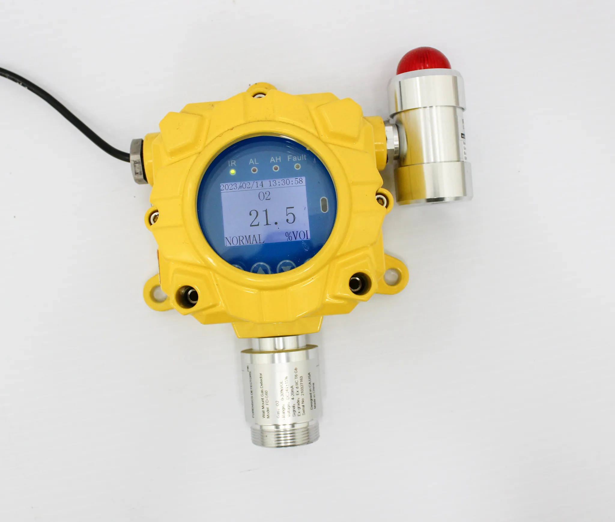 II TSS MT11843 Remote Control Fixed Gas Detector K-G60