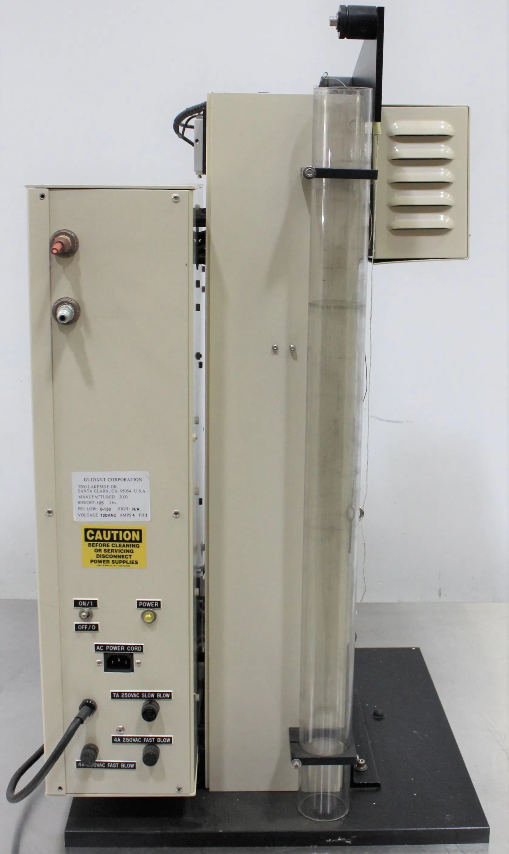 Custom Vertical Hot Die Necker - Laboratory Equipment