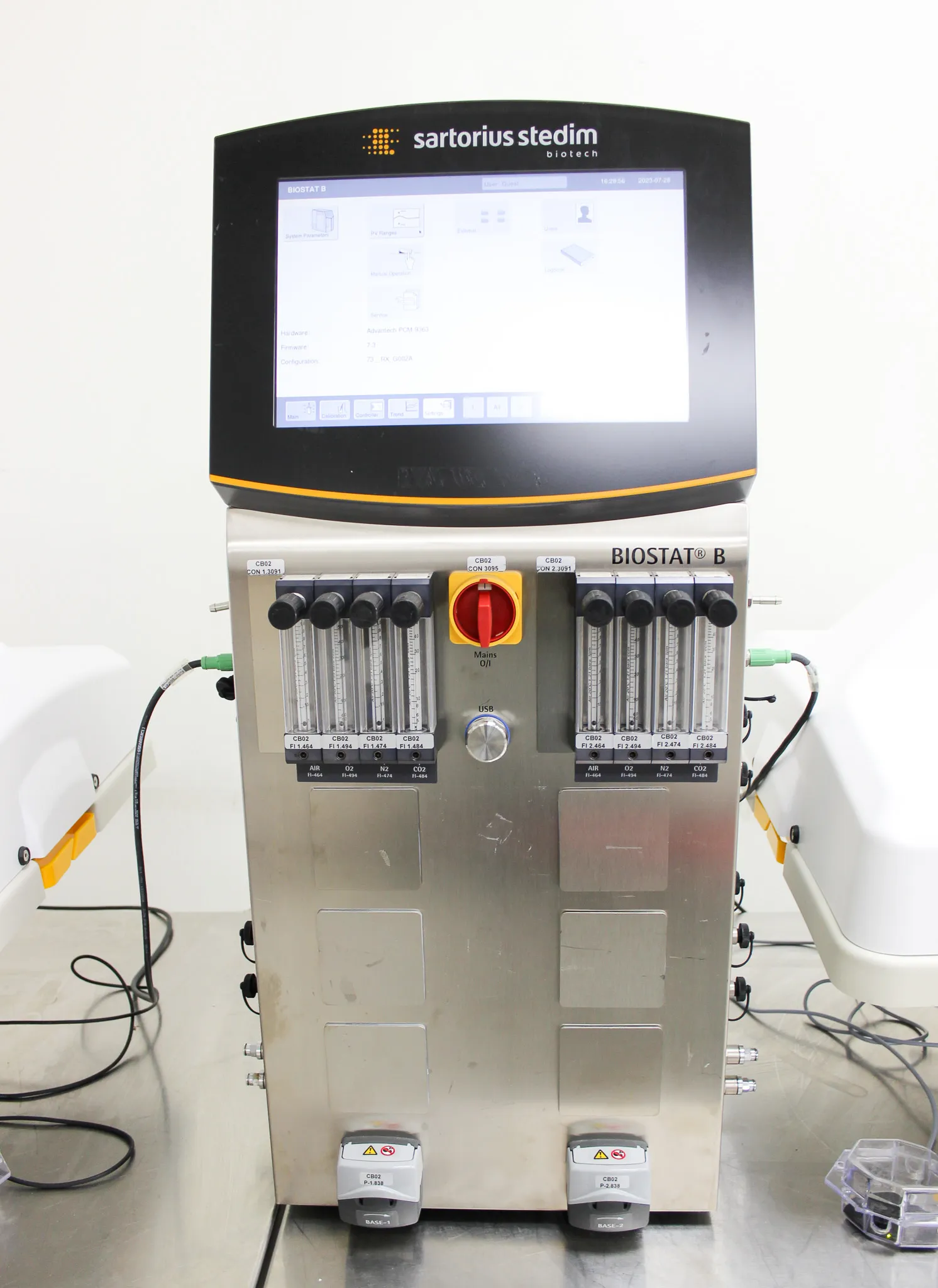 Sartorius Stedim Biostat B Bioreactor Controller w/ Dual Wave Rocker RM 20/50