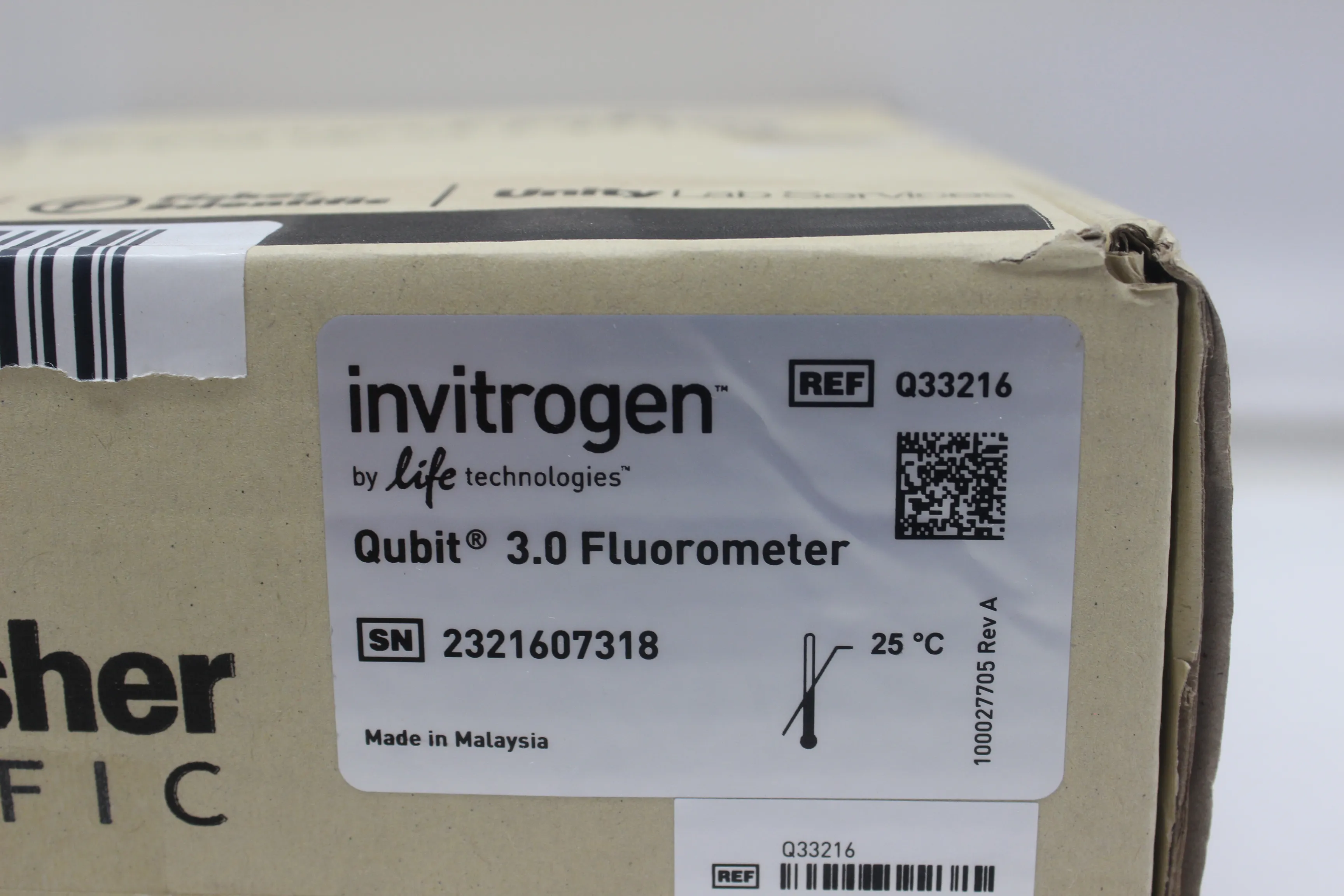 Invitrogen Q33216 Qubit 3 Fluorometer DNA RNA Protein Quantitation Assay 30-Day Warranty