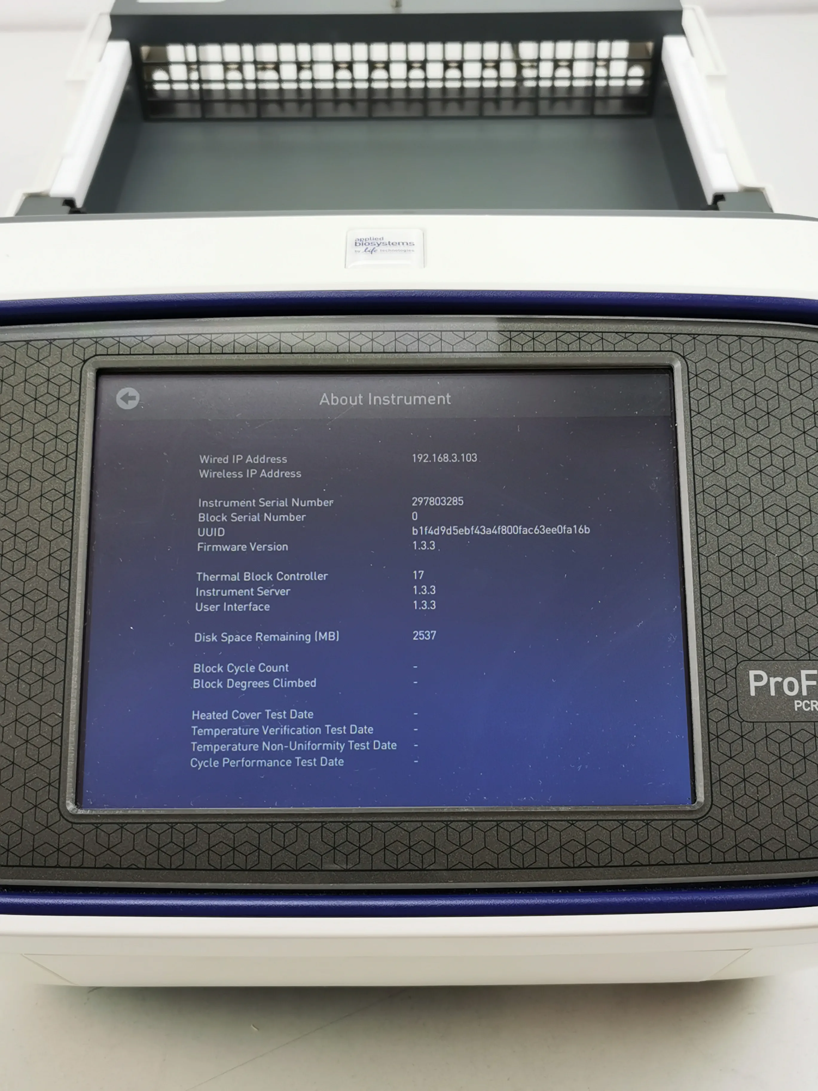 Applied Biosystems ProFlex Real Time PCR System 297803285