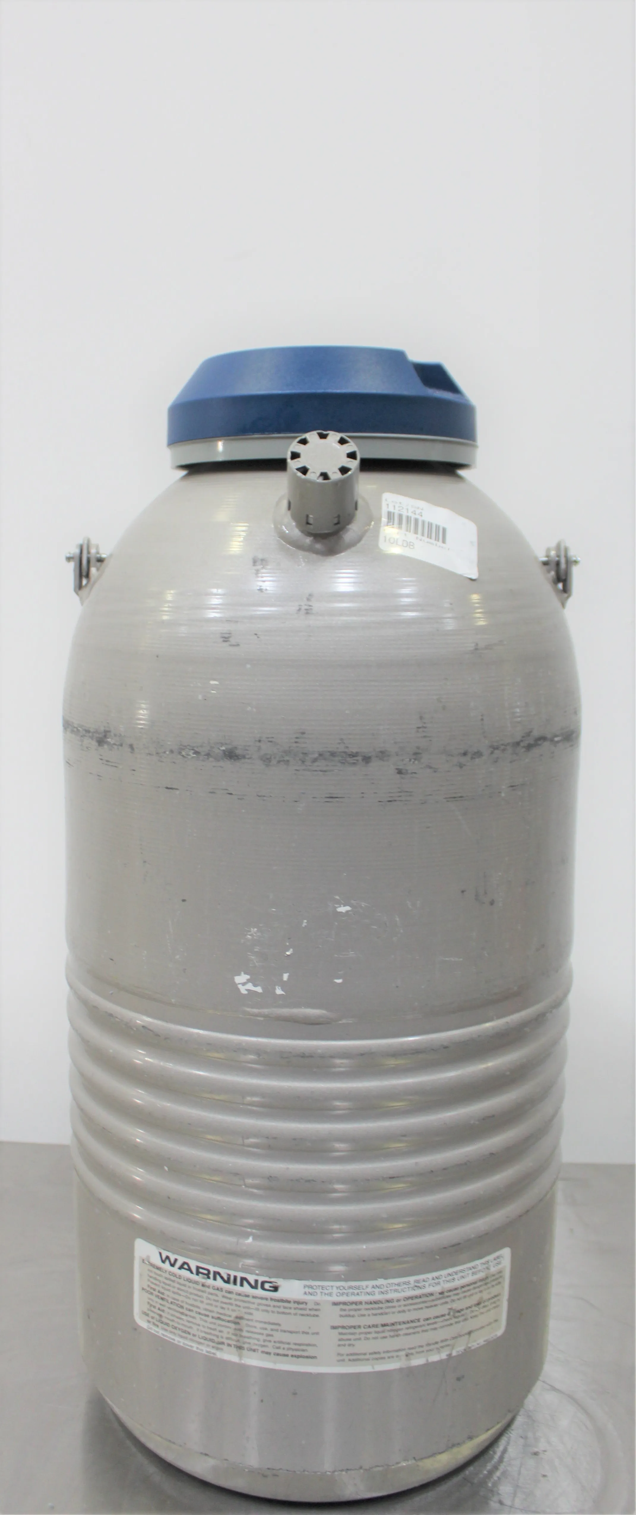 Taylor Wharton LD10 Cryogenic Dewar / Cryotank for Liquid Nitrogen Storage - Used