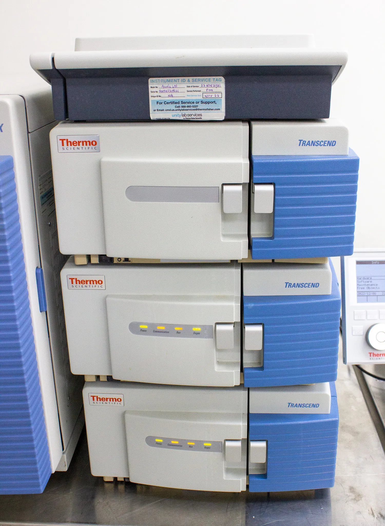 Thermo Transcend LX1 HPLC w/ TSQ Quantum Access Max Mass Spec