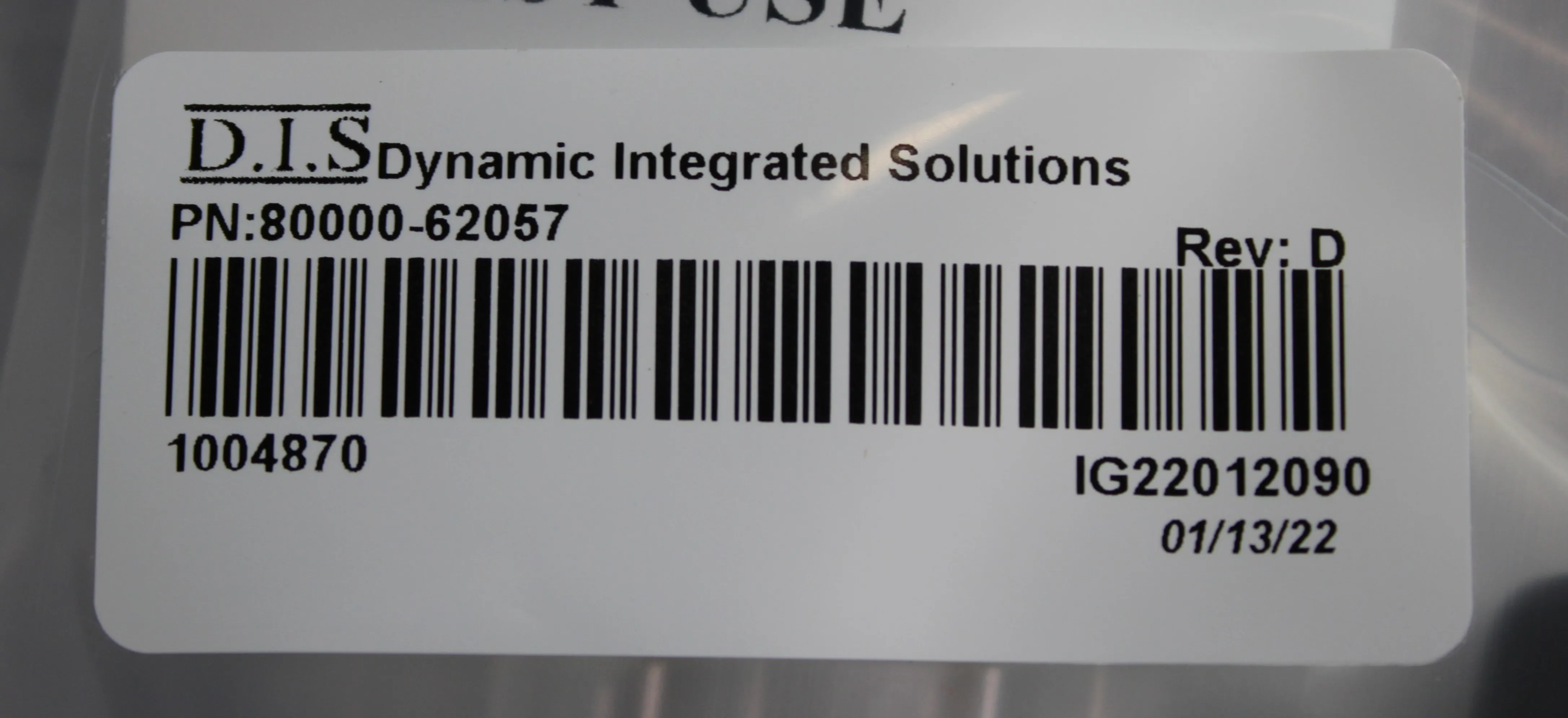 D.I.S. Dynamic Integrated Solutions 80111-60470 Mass Spectrometry Housing