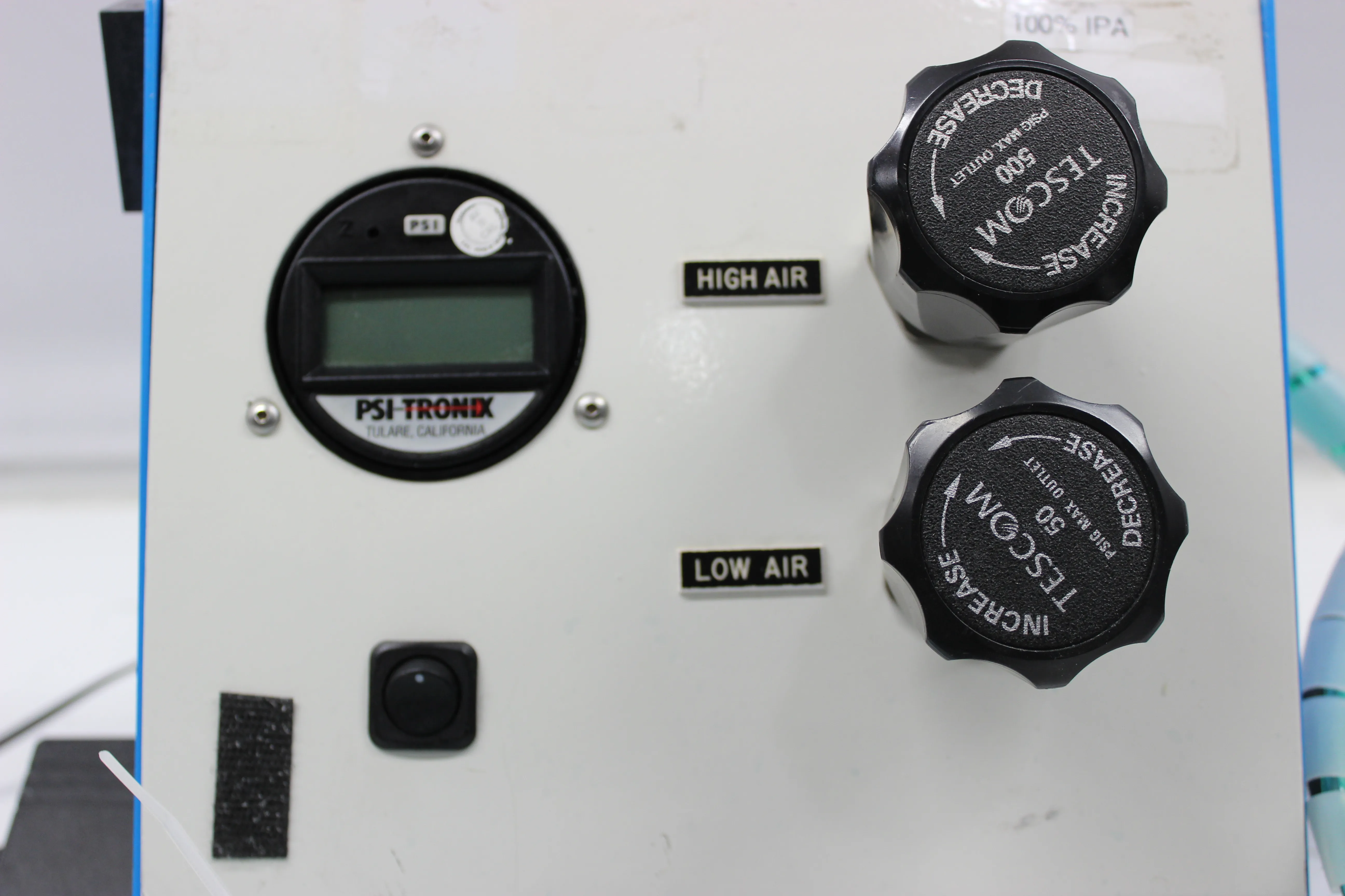 Used Pressure Air Box with PSI Tronix Meter & 3x Clipper Air Vial Pedals