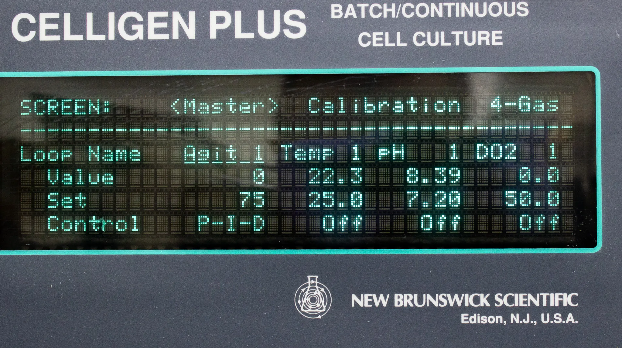 Used New Brunswick Celligen Plus Batch Continuous Cell Culture Bioreactor 120V 50Hz/60Hz