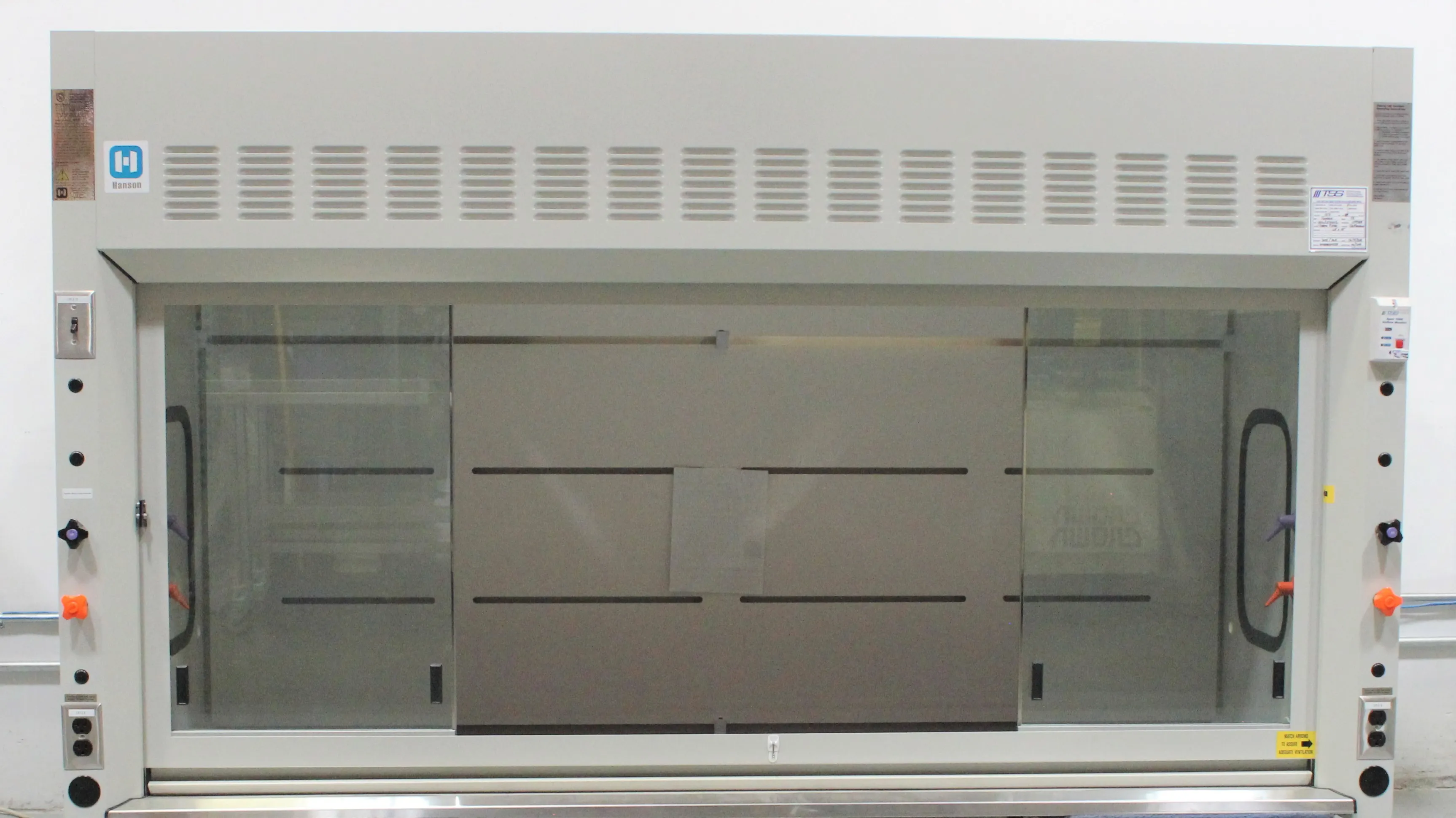 Hanson 5SA-96A 7 foot Benchtop Fume Hood 120V/220V 50Hz/60Hz Class 2 Used 30-Day Warranty