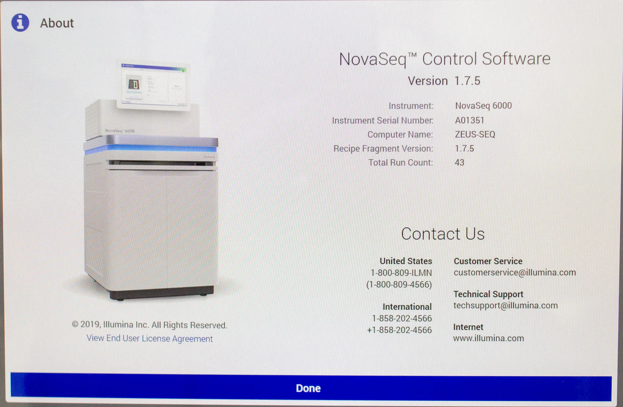 Pre-Owned Illumina NovaSeq 6000 DNA Sequencer System with 90-Day Warranty