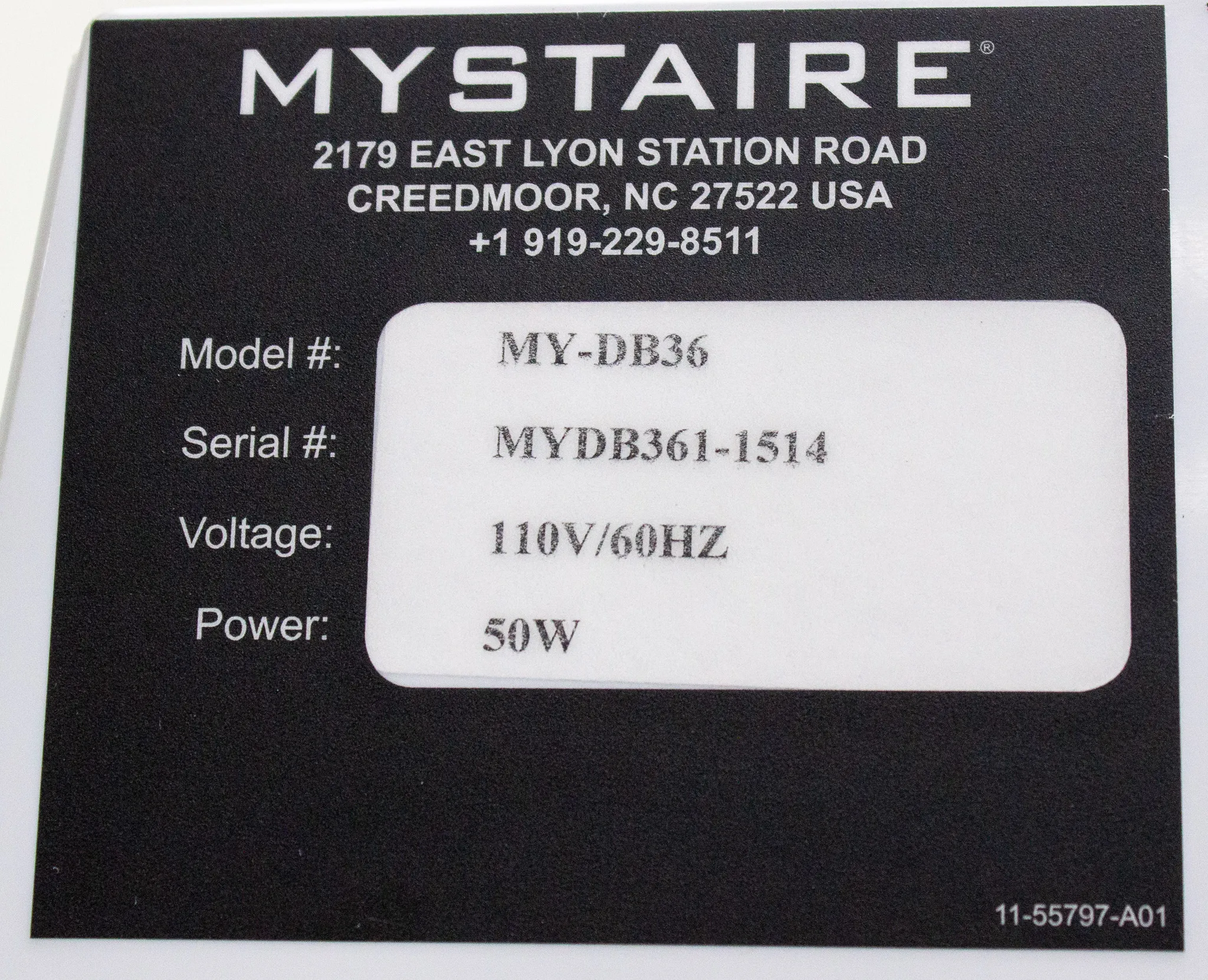 Mystaire CleanPrep Station Dead Air Box, Model MY-DB36 PCR Enclosure Hood