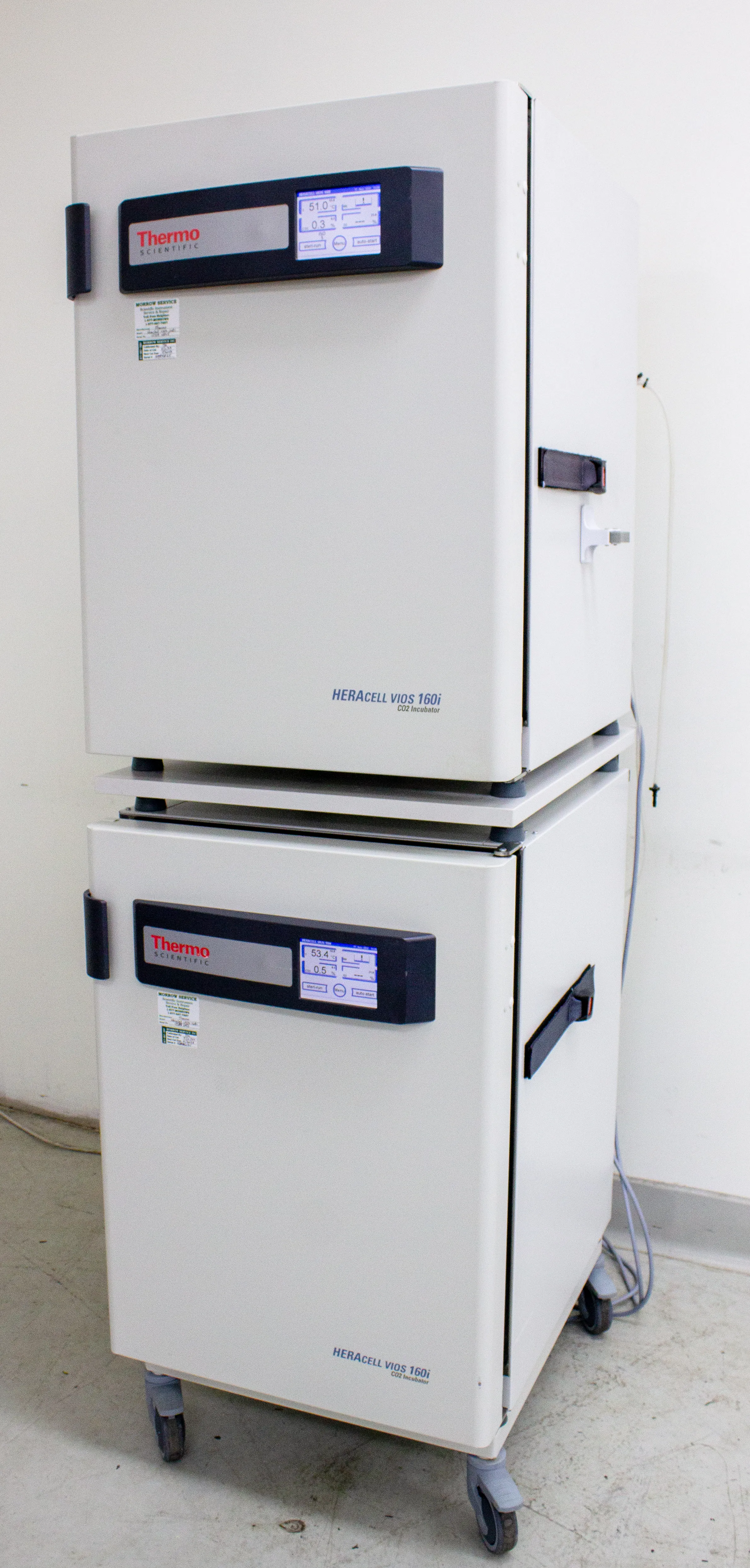 Thermo HERAcell Vios 160i Dual Chamber Double Stack CO2 Incubator 51030410