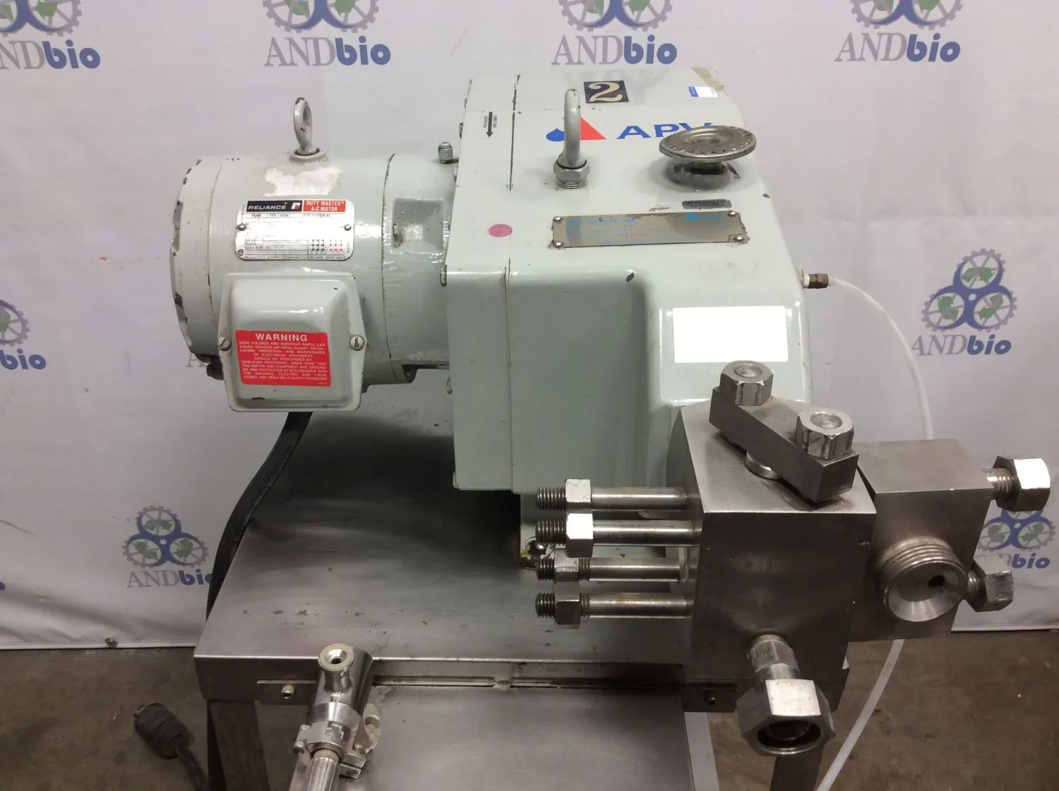 APV Model 15MR-8TBA Single Piston Homogenizer